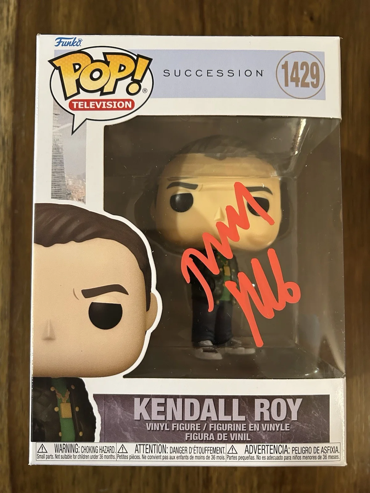 Jeremy Strong — Jeremy Strong ‘Succession’ Signed Funko Pop ‘Kendall Roy’ Beckett