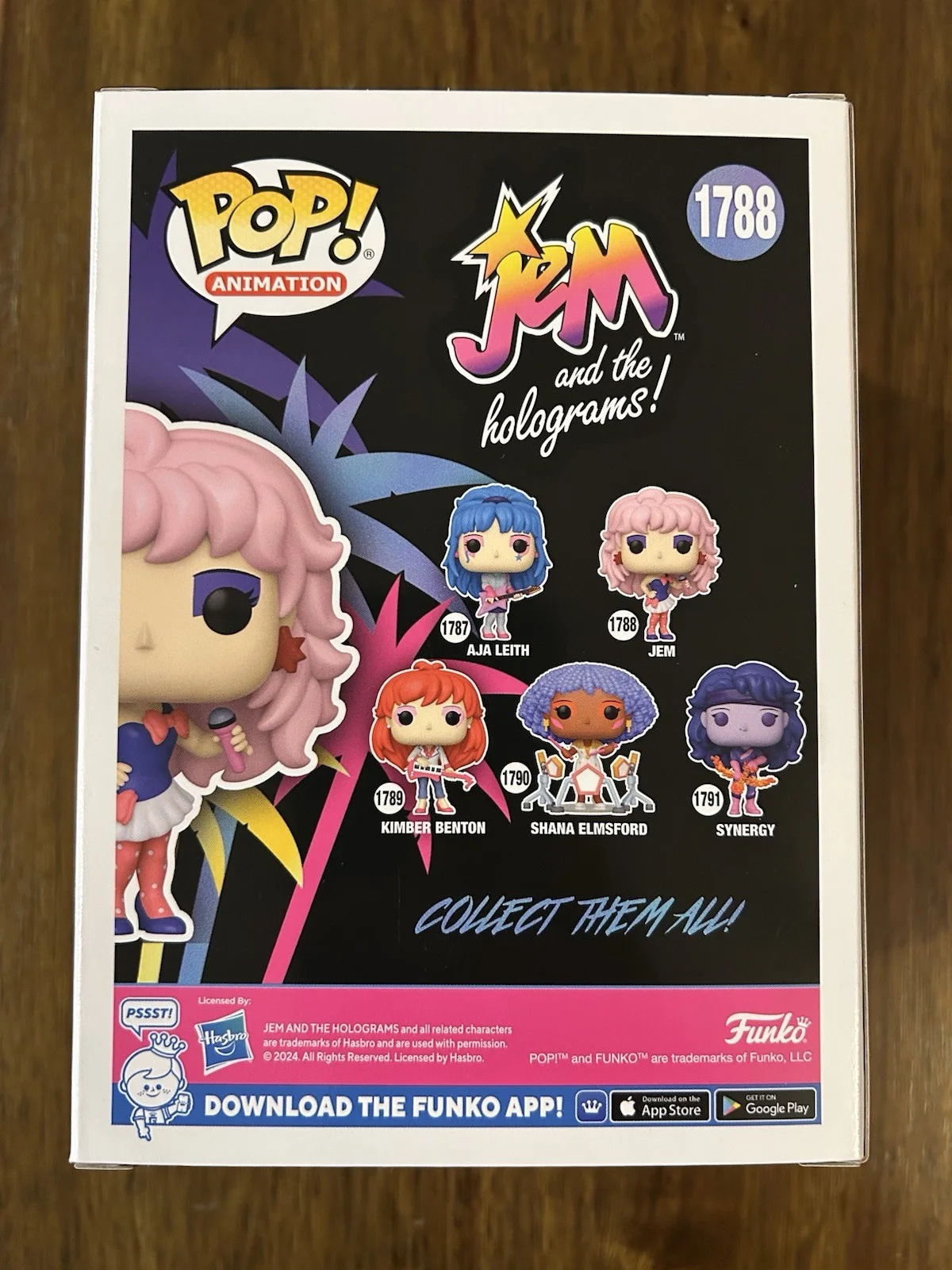 Britta Phillips 'Jem’ Signed Funko Pop Figure Beckett COA, image 3