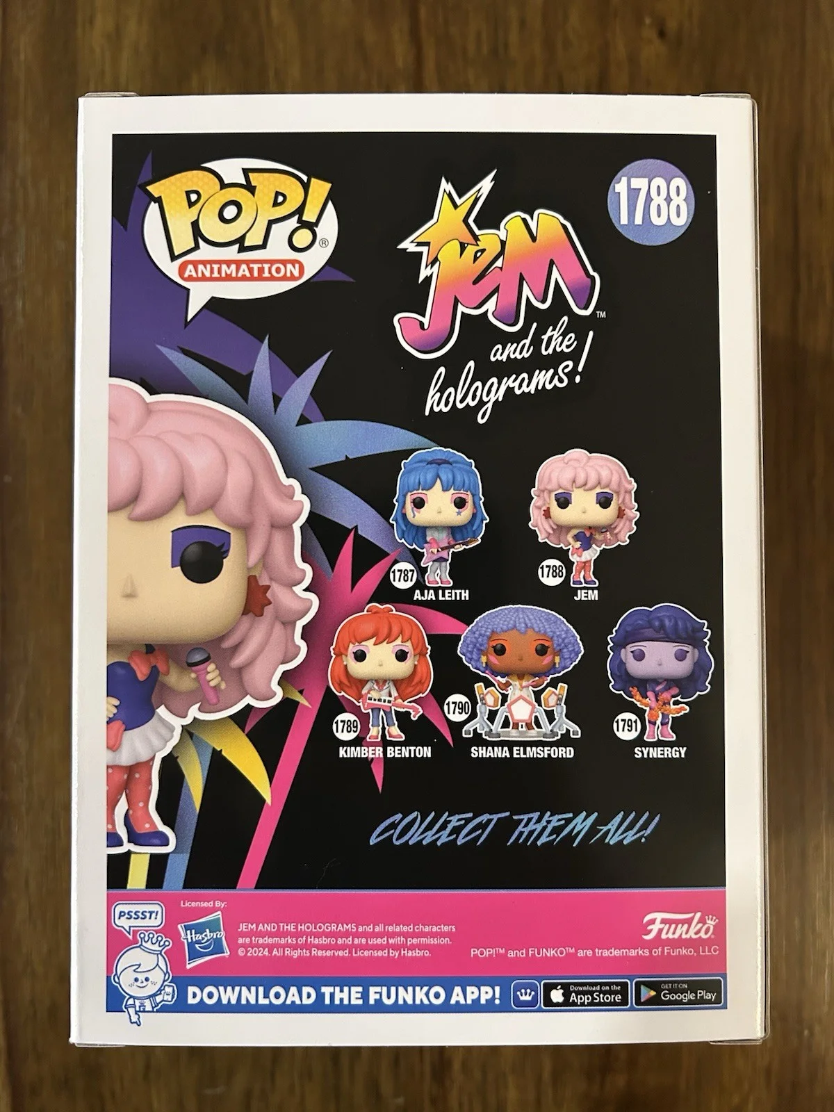 Britta Phillips 'Jem’ Signed Funko Pop Figure Beckett COA, image 3