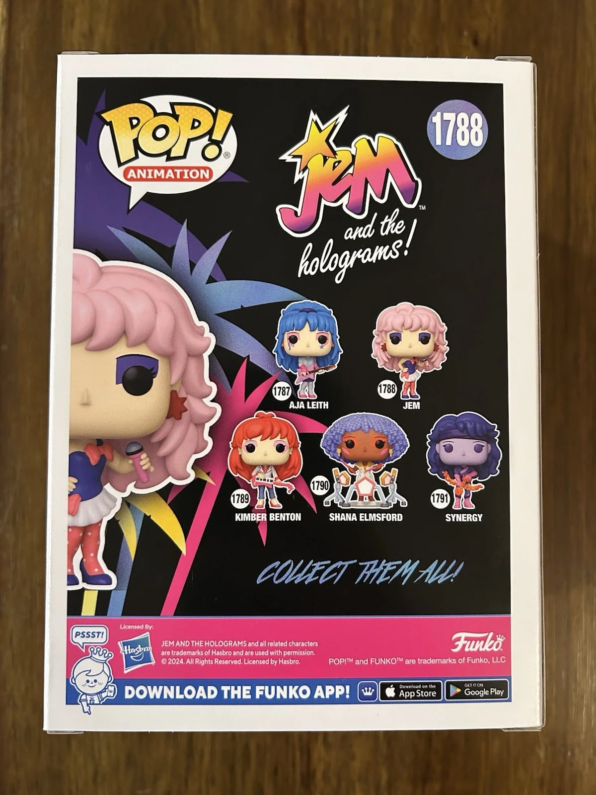 Britta Phillips 'Jem’ Signed Funko Pop Figure Beckett COA, image 3