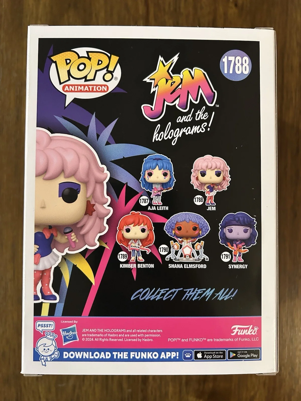 Britta Phillips 'Jem’ Signed Funko Pop Figure Beckett COA, image 3