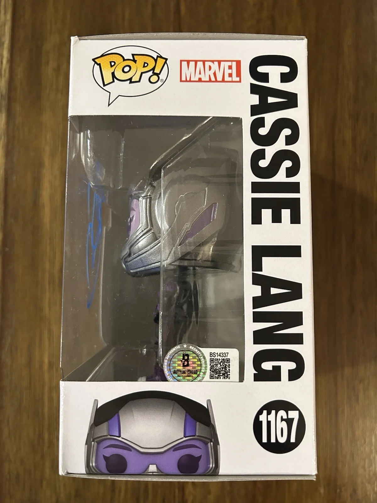 Kathryn Newton — Kathryn Newton ‘Ant-Man Quantumania’ Signed Funko Pop ‘Cassie Lang’ Beckett, изображение 2
