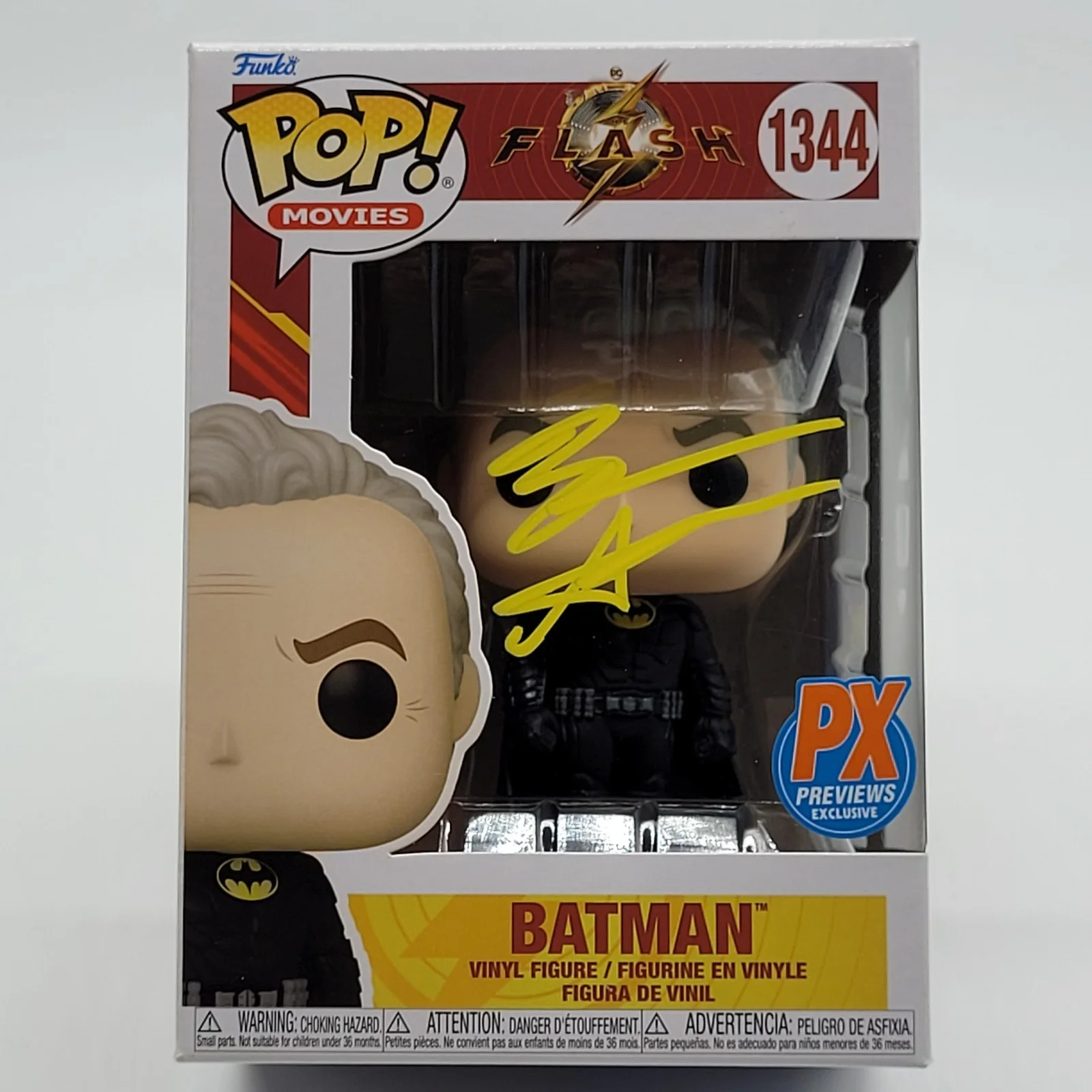 Ben Affleck — Ben Affleck Batman Autographed Funko PoP! #1344 With Pop Protector