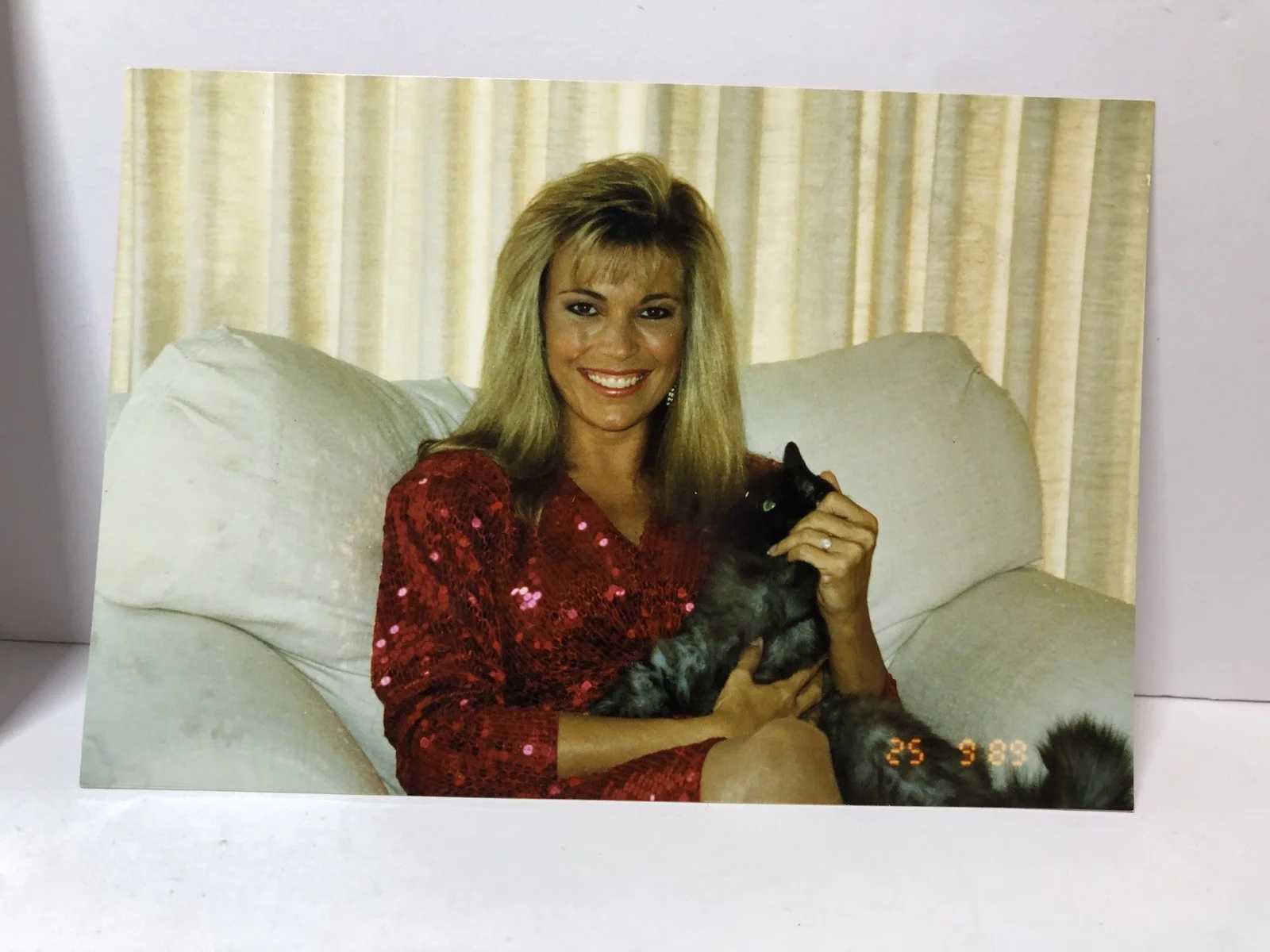 Vanna White — Vanna White Close Friends And Family Christmas Cards 1987/89 Wheel Of Fortune, изображение 3
