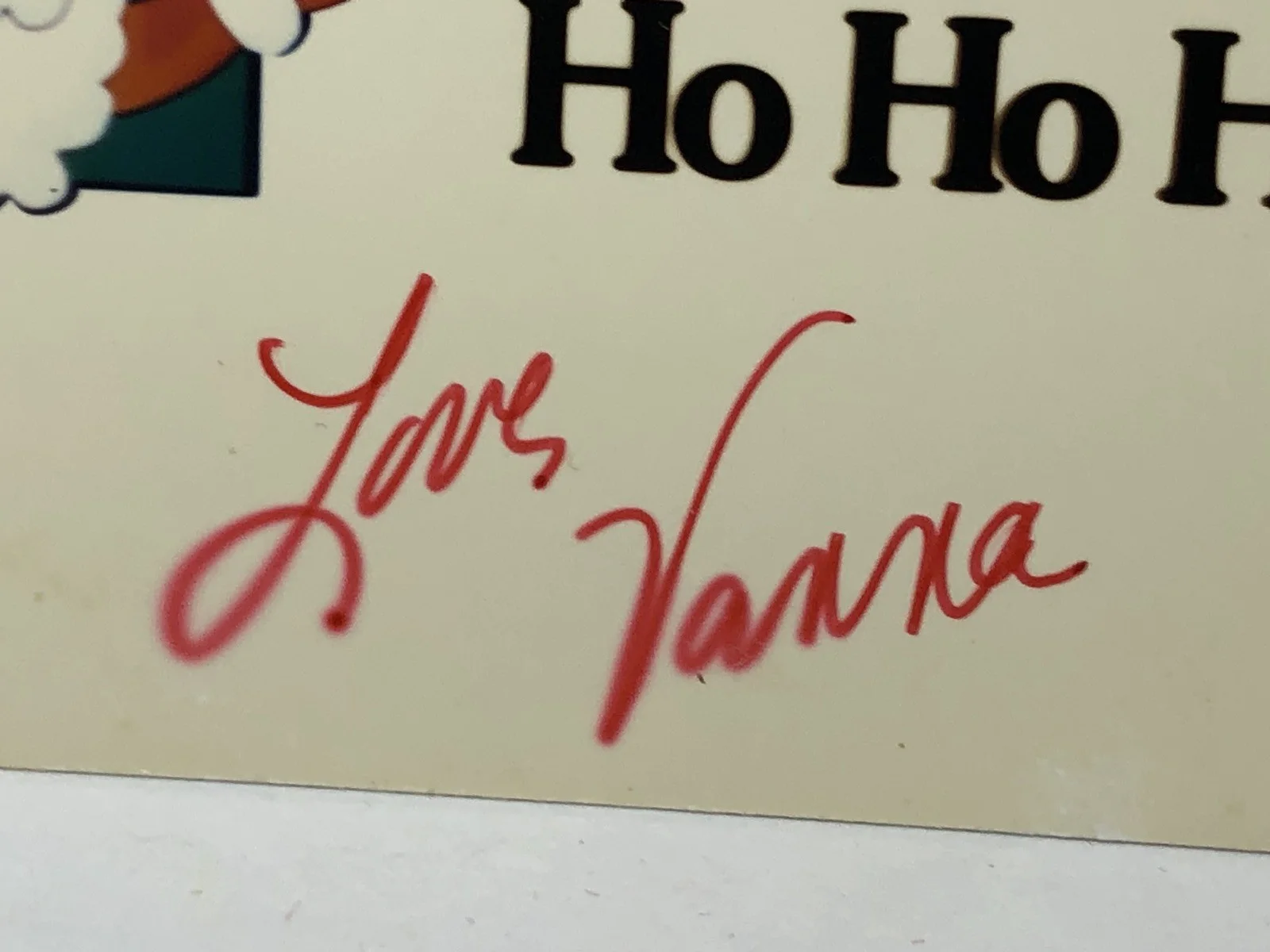 Vanna White — Vanna White Close Friends And Family Christmas Cards 1987/89 Wheel Of Fortune, изображение 4