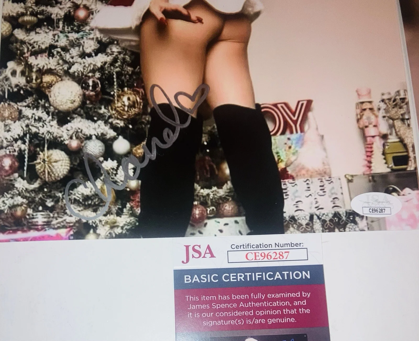CHANEL WEST COAST SIGNED AUTOGRAPHED HOT 8X10 PHOTO MODEL MTV +BONUS JSA COA #5, image 2
