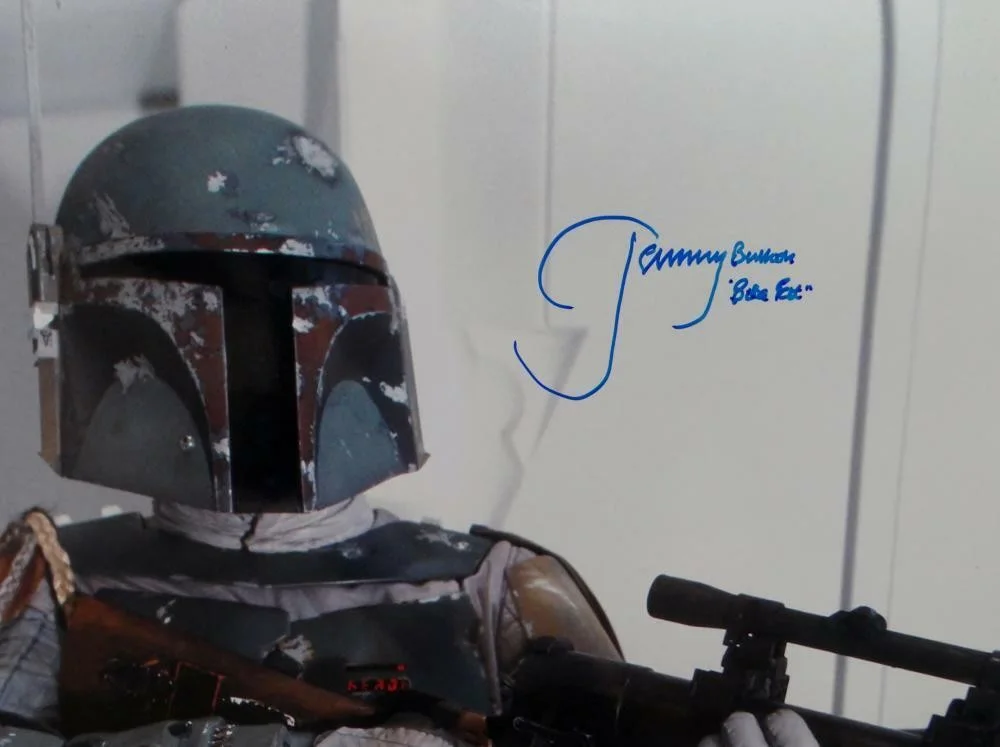 Jeremy Bulloch Autographed Star Wars Boba Fett Close Up 16x20 Photo- JSA W Auth, изображение 2