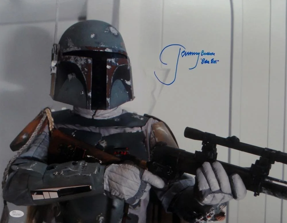 Jeremy Bulloch Autographed Star Wars Boba Fett Close Up 16x20 Photo- JSA W Auth, изображение 5