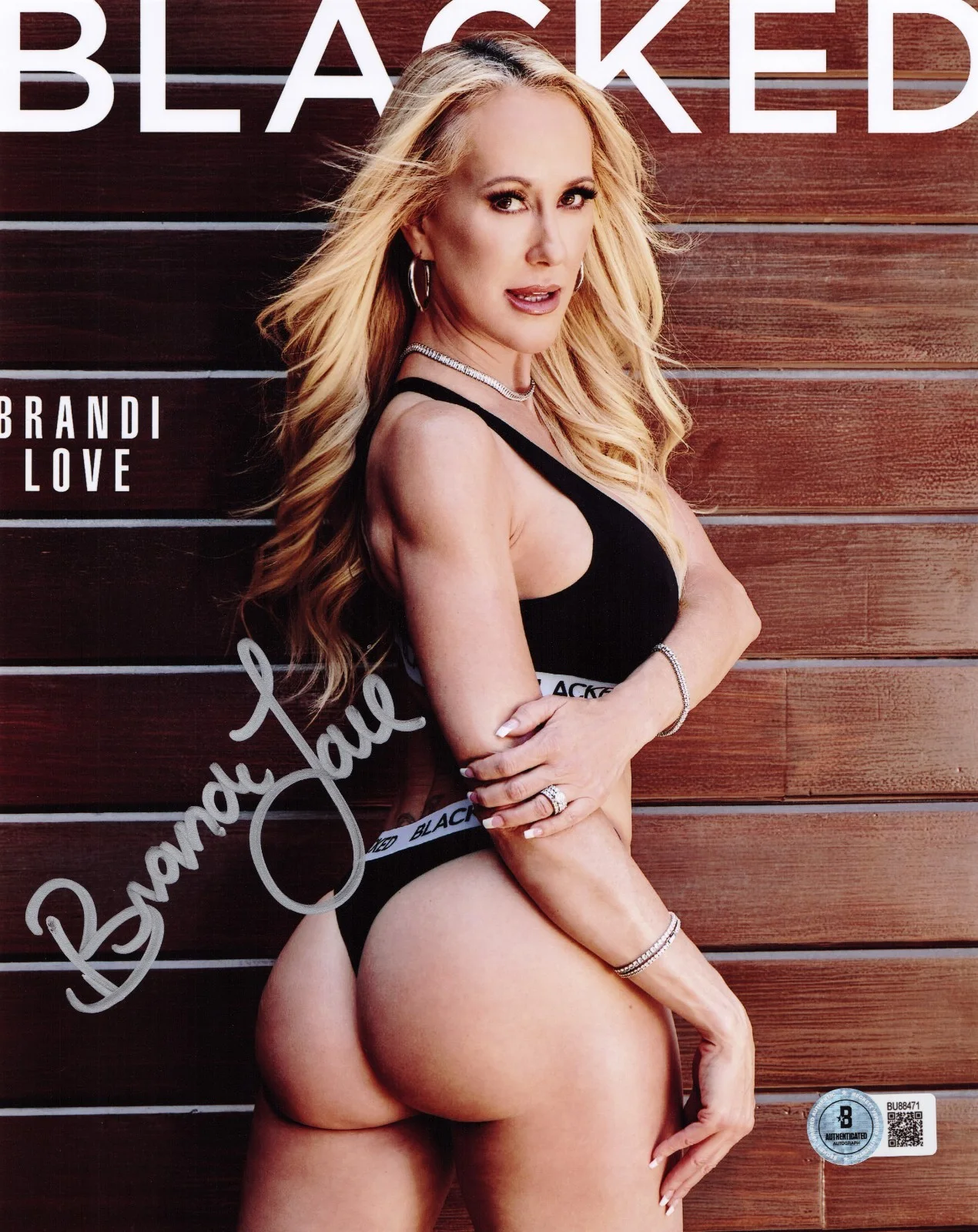 Brandi Love — Brandi Love Adult Video Star signed 8x10 photo autographed Proof Beckett COA #52