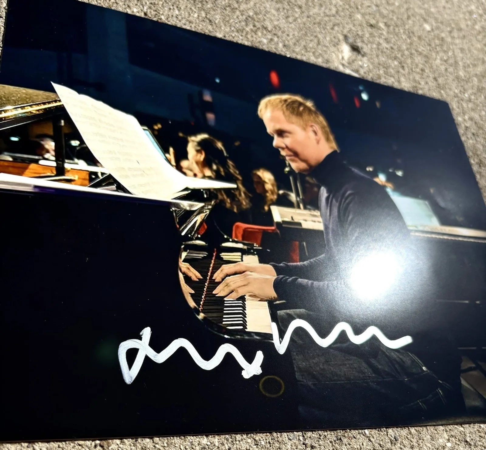 MAX RICHTER Composer SIGNED 8x10 Photo JSA COA C, image 3