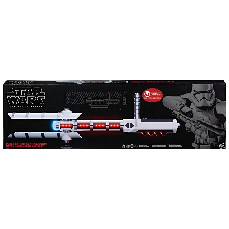 John Boyega — John Boyega Autographed Star Wars The Black Series Force FX Stormtrooper Baton, изображение 4