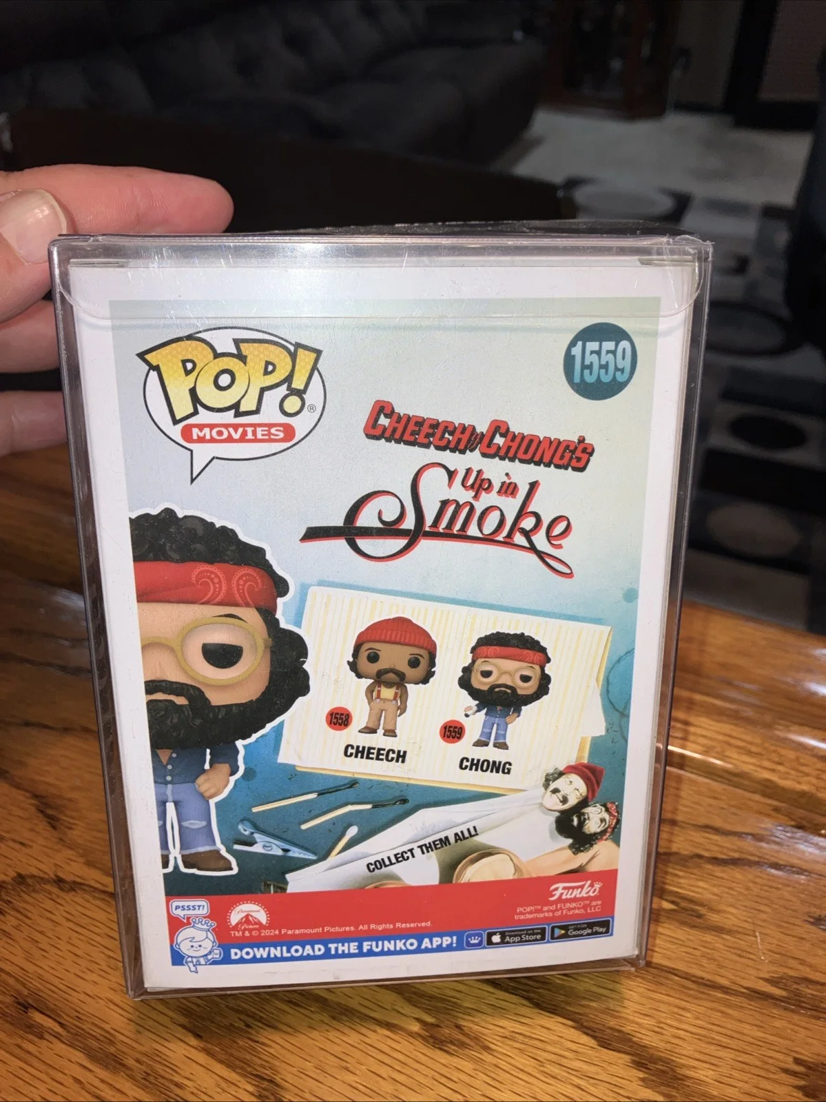 Chong Signed Funko Pop, image 3