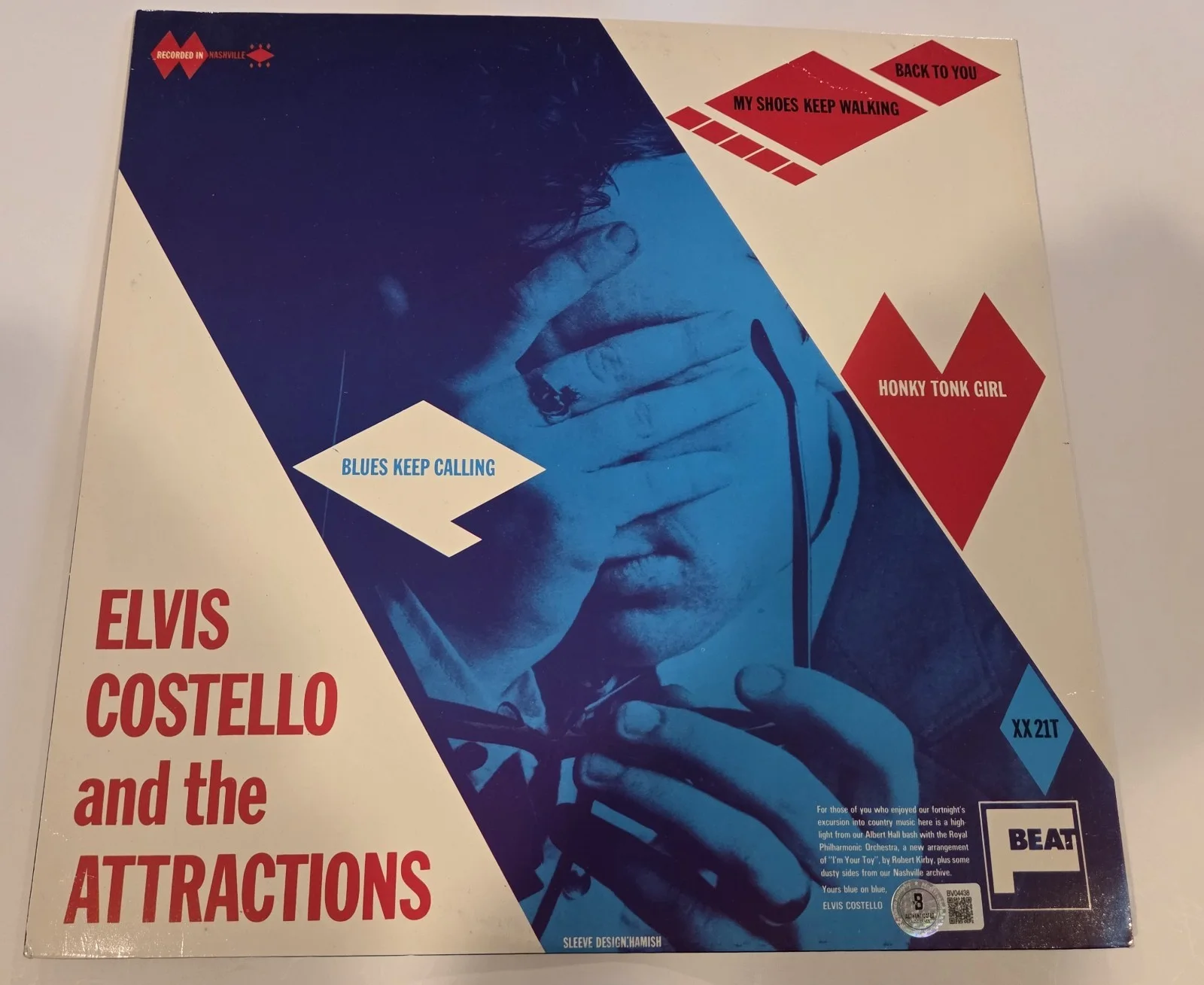 ELVIS COSTELLO signed autographed "I'M YOUR TOY" VINYL LP EP RECORD BECKETT BAS, изображение 3