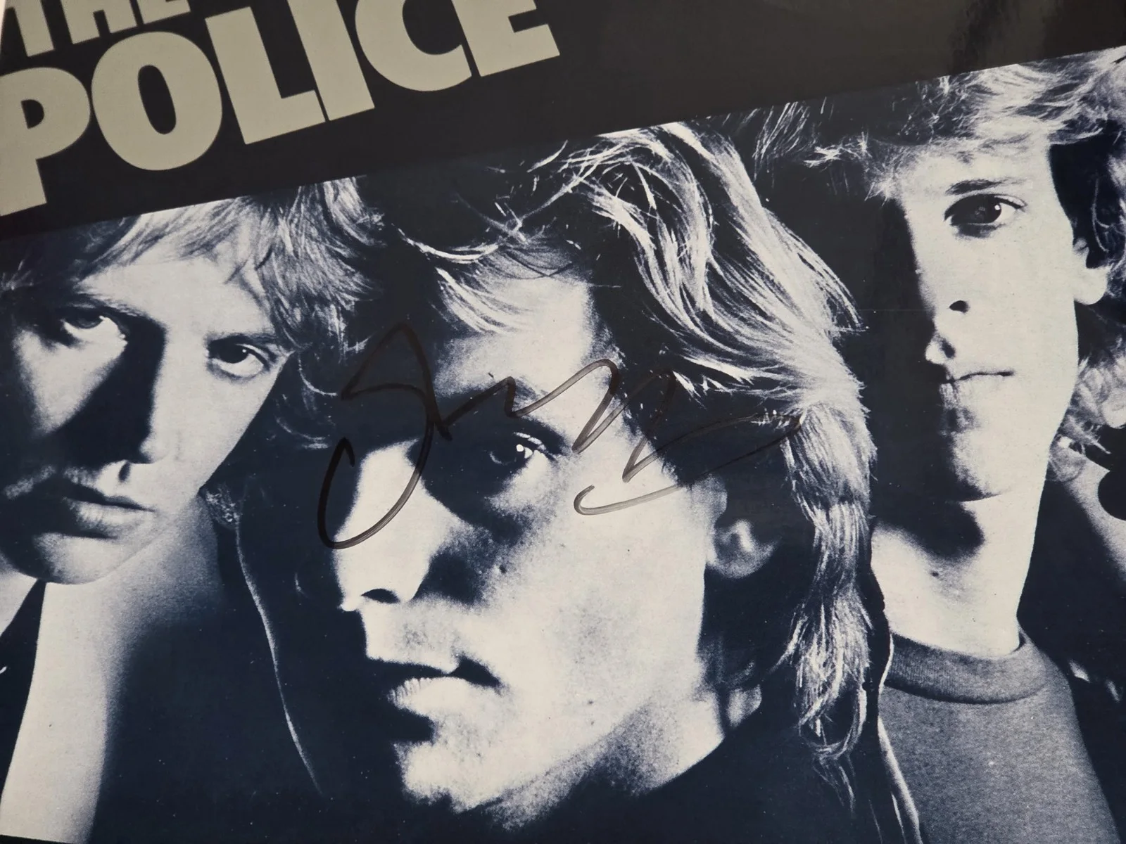 THE POLICE STING signed autographed "REGGATTA DE BLANC" LP RECORD BECKETT (BAS), image 2