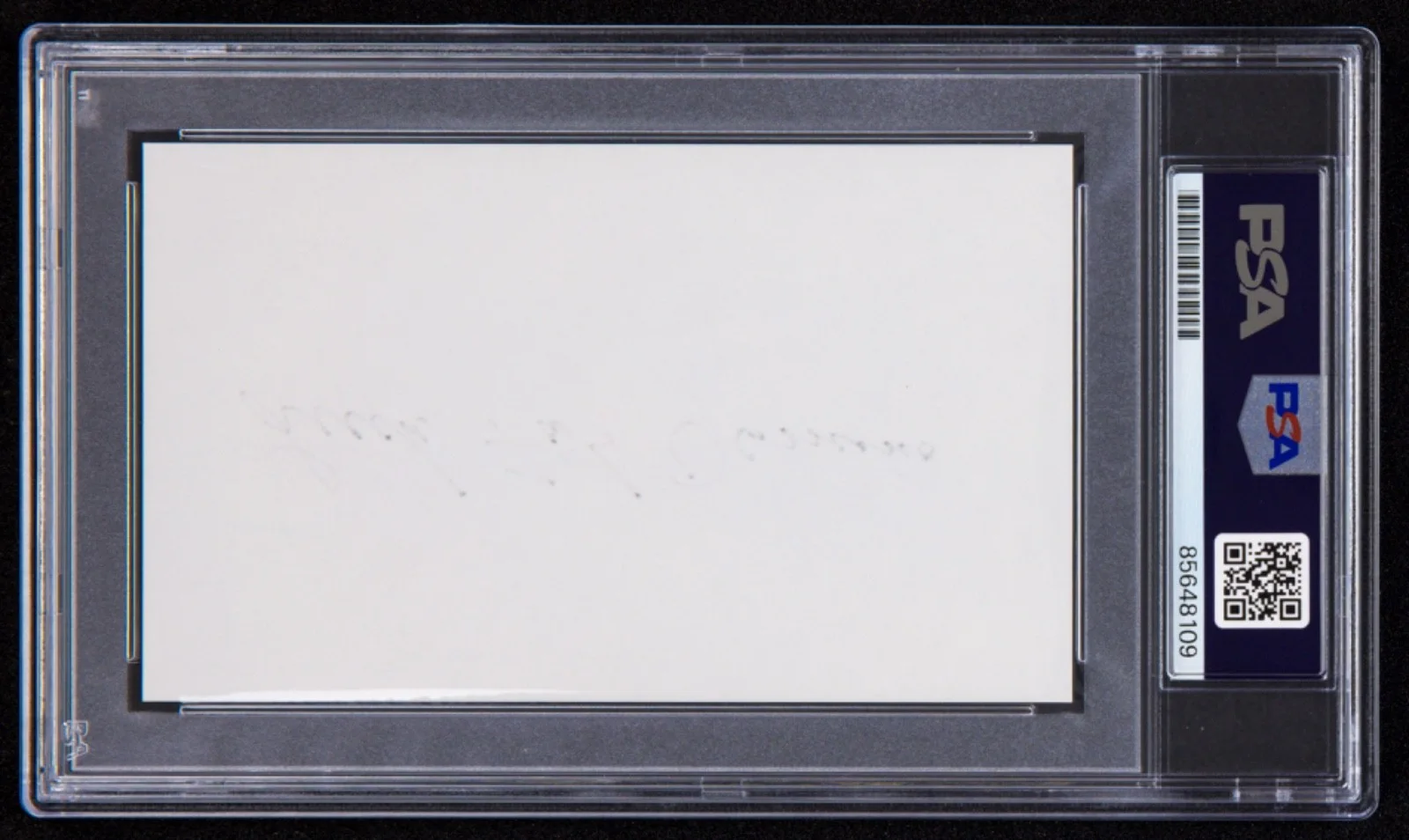 Fats Domino Signed Index Card (PSA) Singer Pianist R&B Blues Rock & Roll Auto, изображение 2
