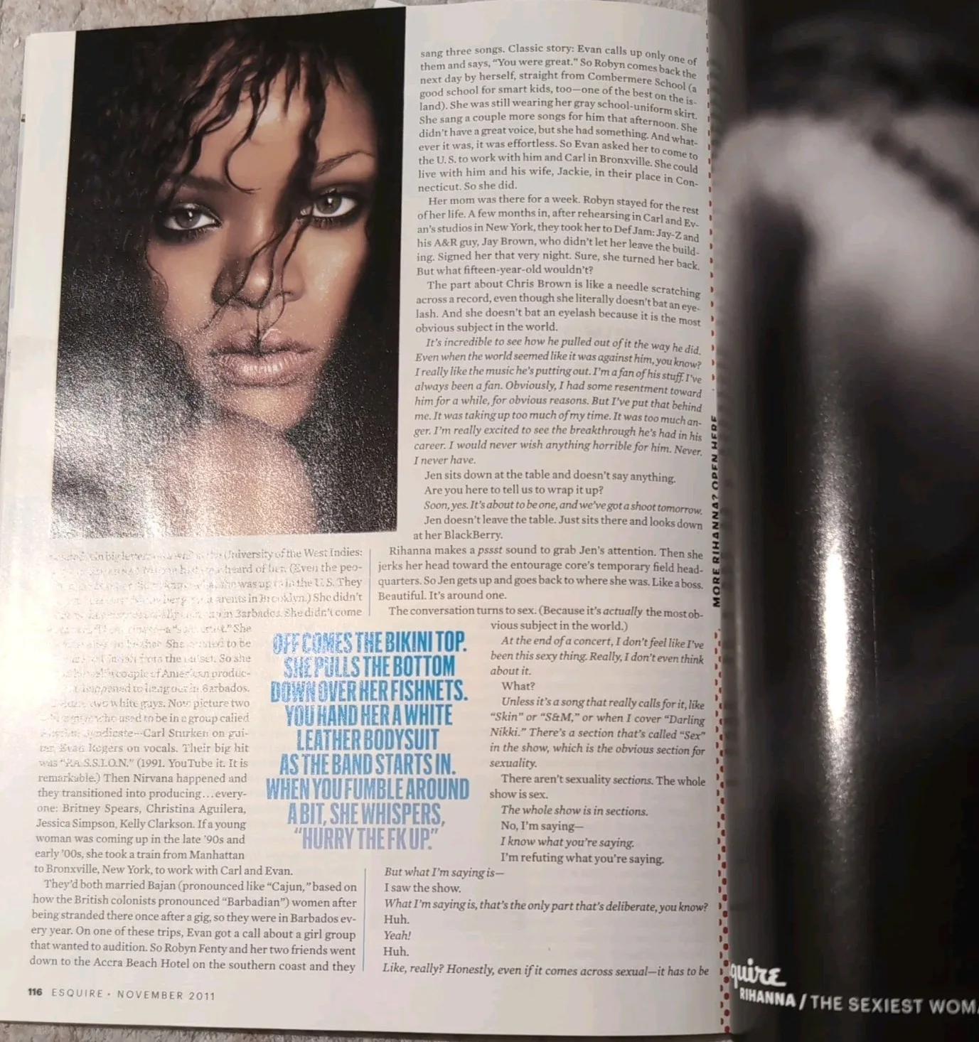 Rihanna, "Esquire" Magazine November 2011 (No Label), изображение 4