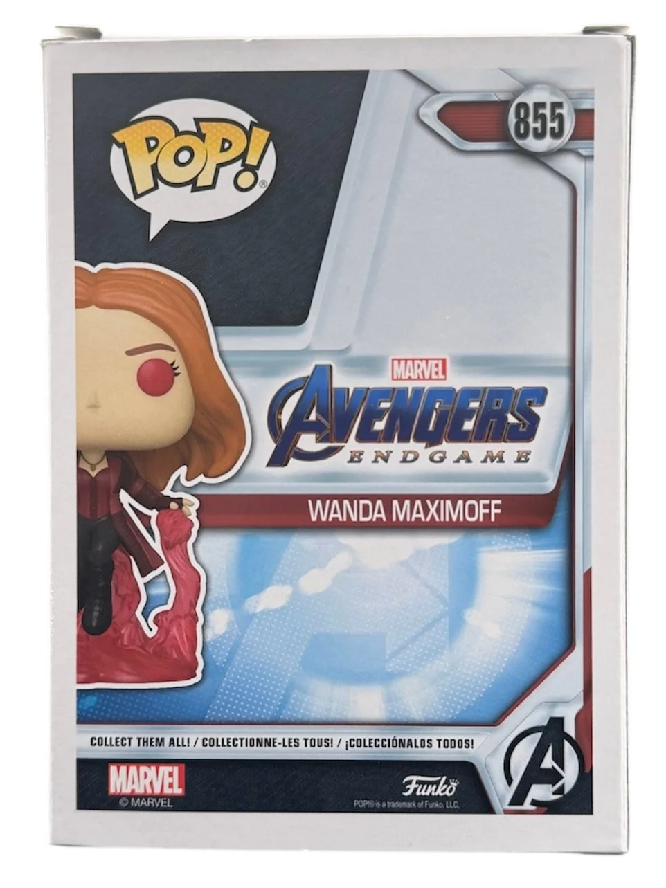 Elizabeth Olsen — Elizabeth Olsen Signed Wanda Maximoff Funko Pop #855 Avengers Autograph JSA COA, изображение 4