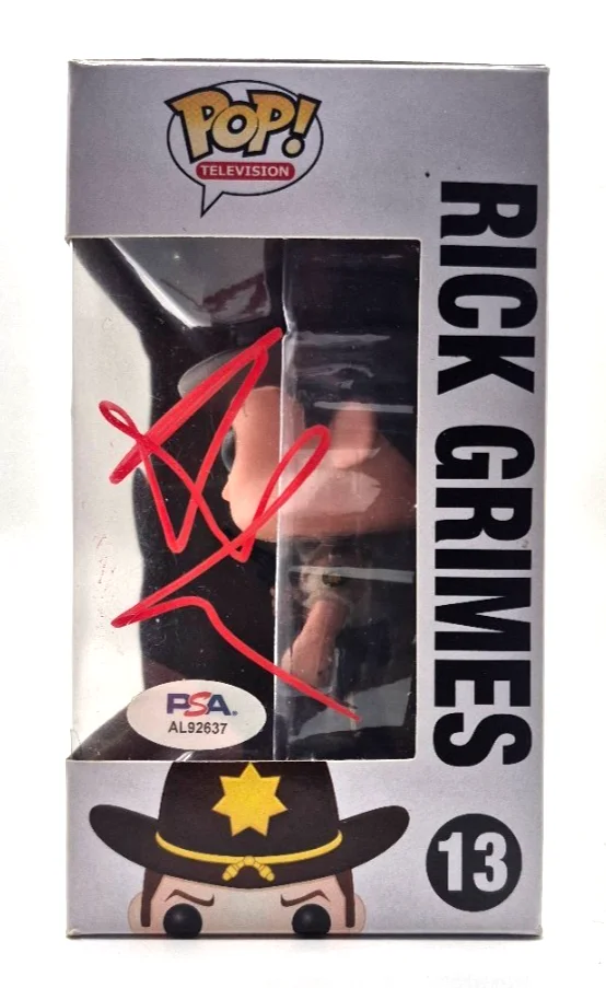 Andrew Lincoln — ANDREW LINCOLN SIGNED AUTOGRAPH THE WALKING DEAD RICK GRIMES FUNKO POP PSA COA
