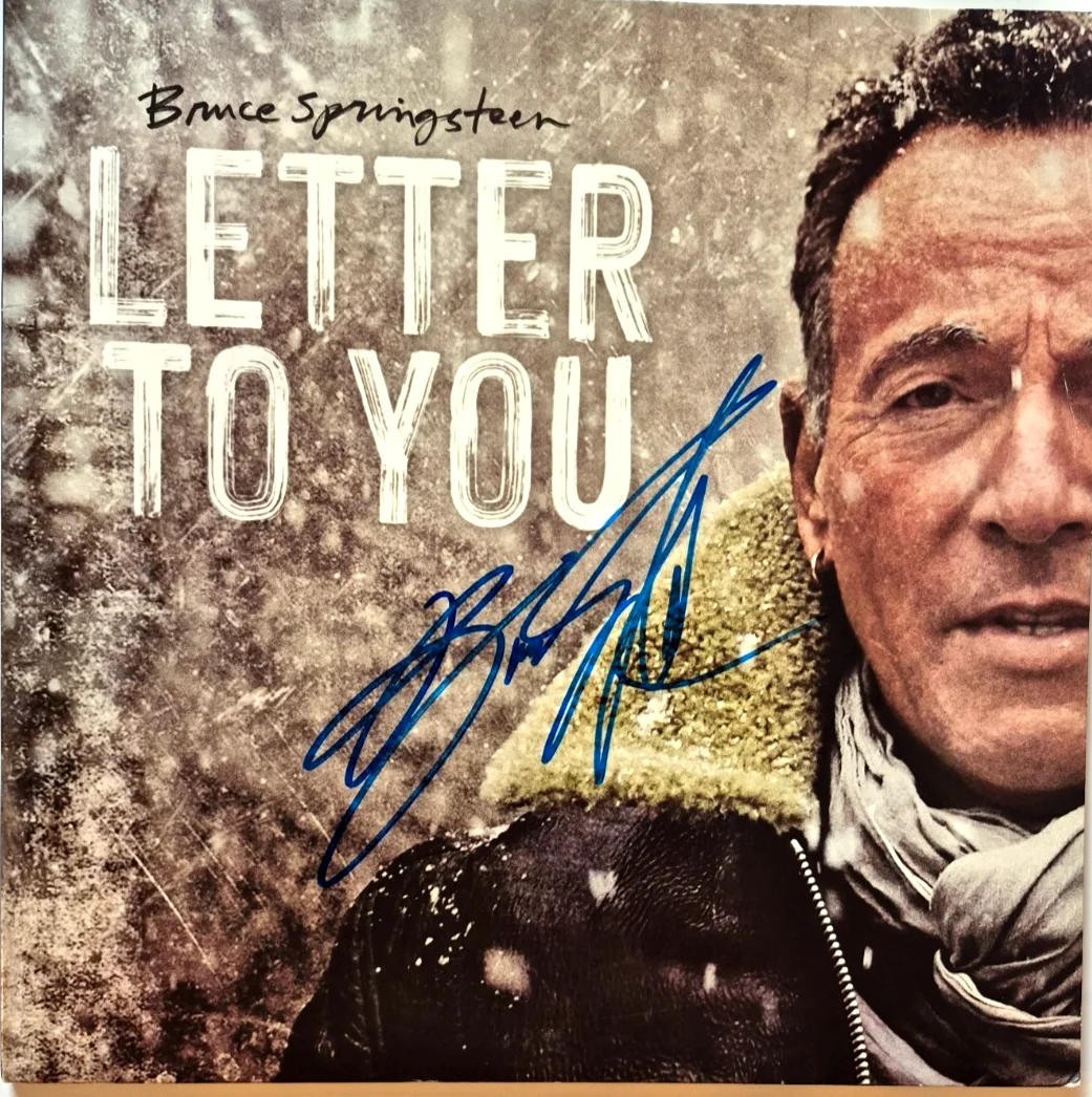 BRUCE SPRINGSTEEN SIGNED AUTOGRAPHED LETTER TO YOU ALBUM BORN TO RUN JSA LOA, image 2
