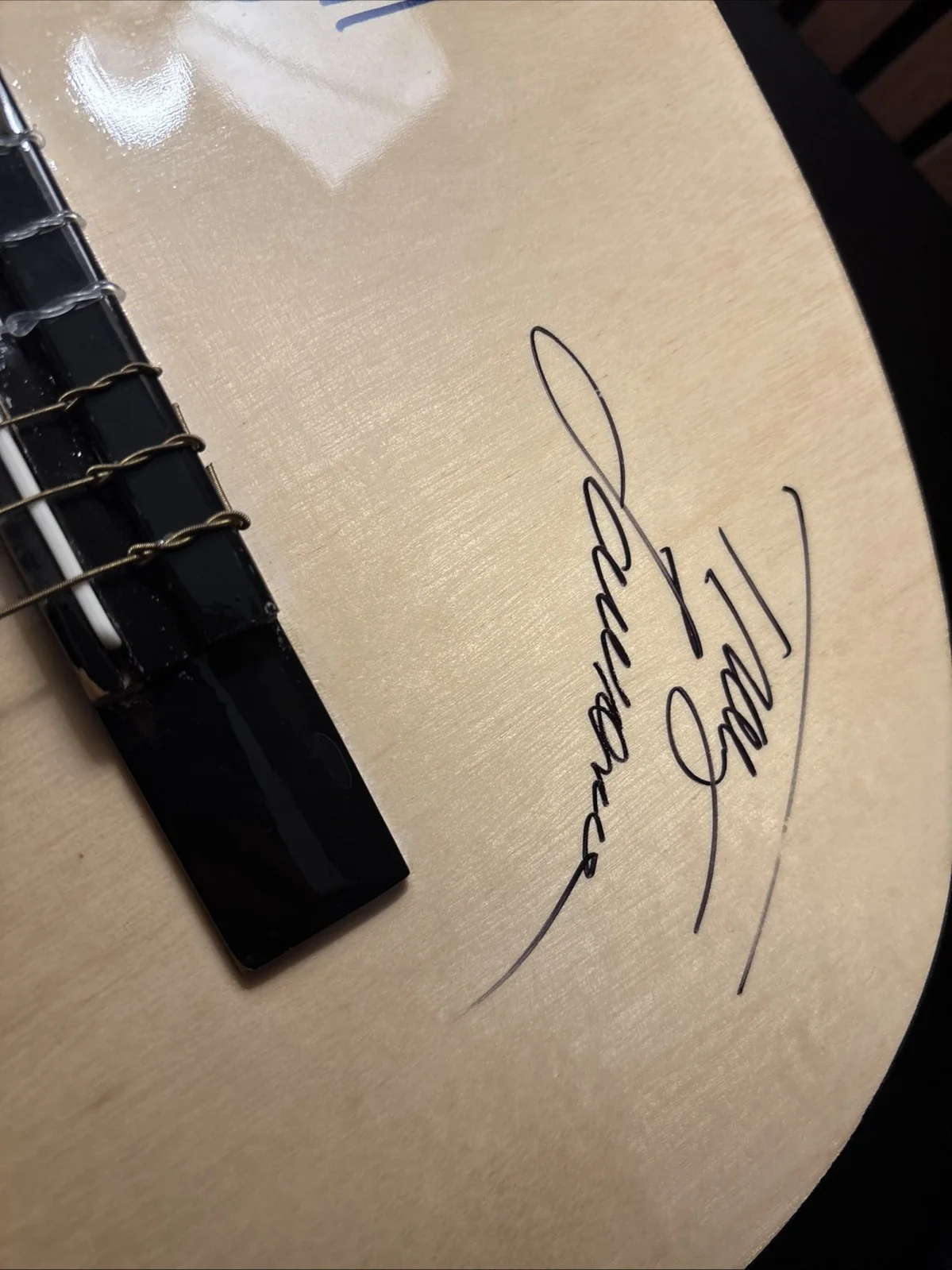 Tracy Lawrence Signed Hand Made La Espanola Guitar, изображение 5