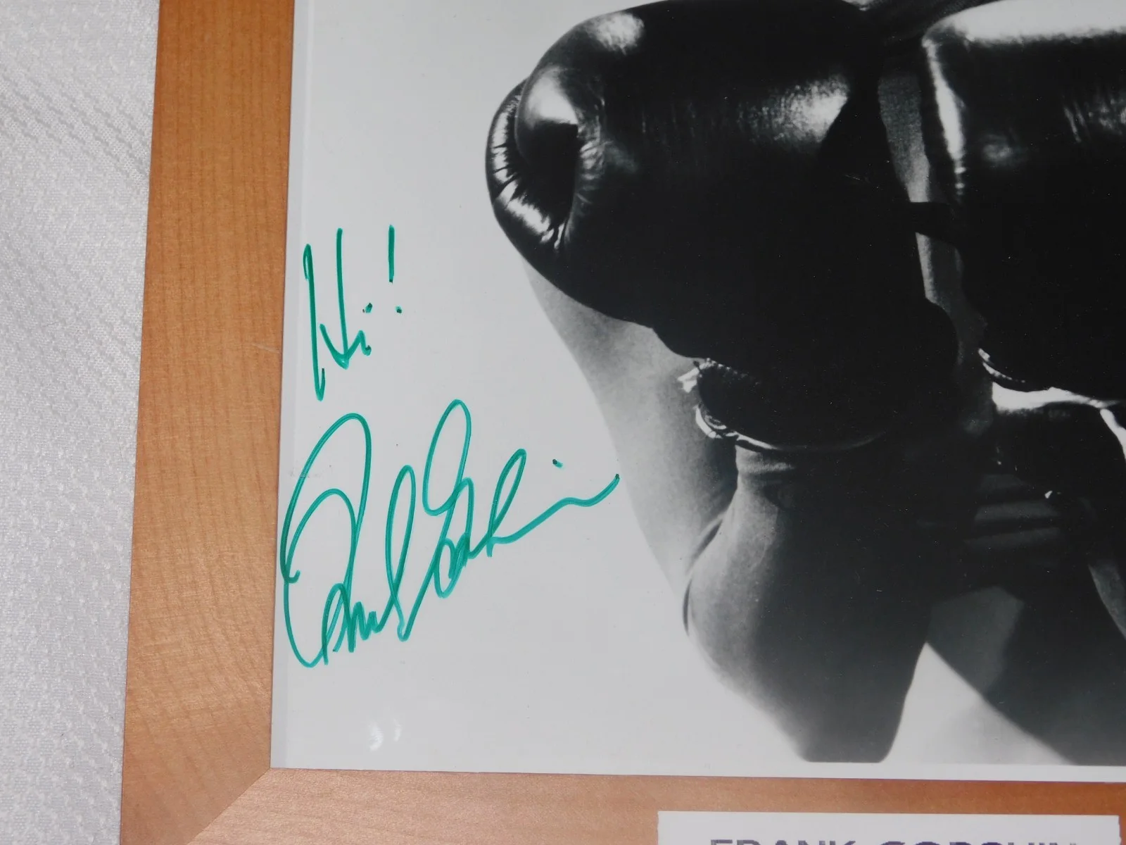 FRANK GORSHIN — Frank Gorshin The Riddler Original Autographed 8X10 Photo BATMAN W/ FRAME, image 2