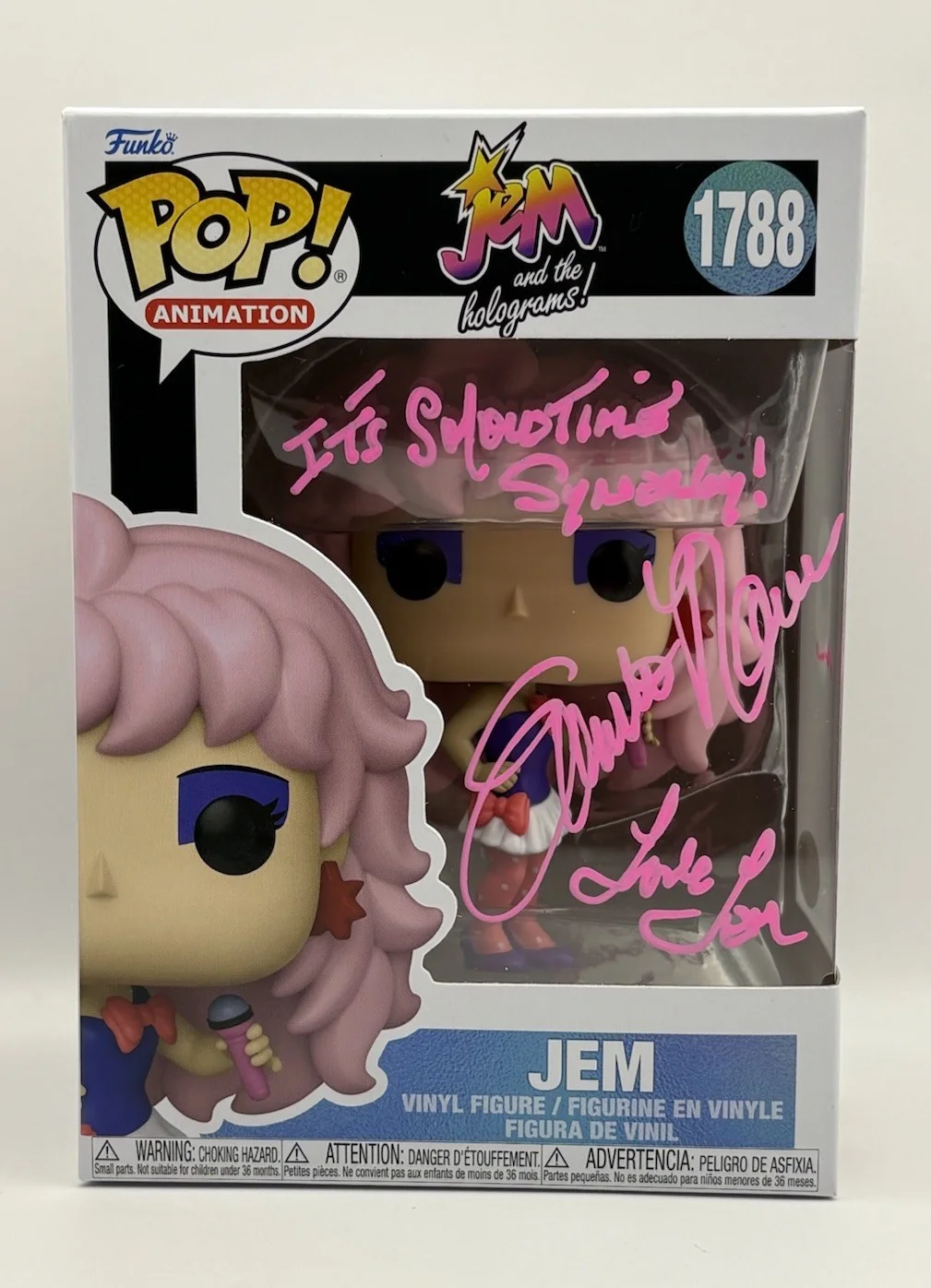 Samantha Newark — Samantha Newark Signed Autographed Jem and the Holograms Funko POP! Figure JSA, image 2
