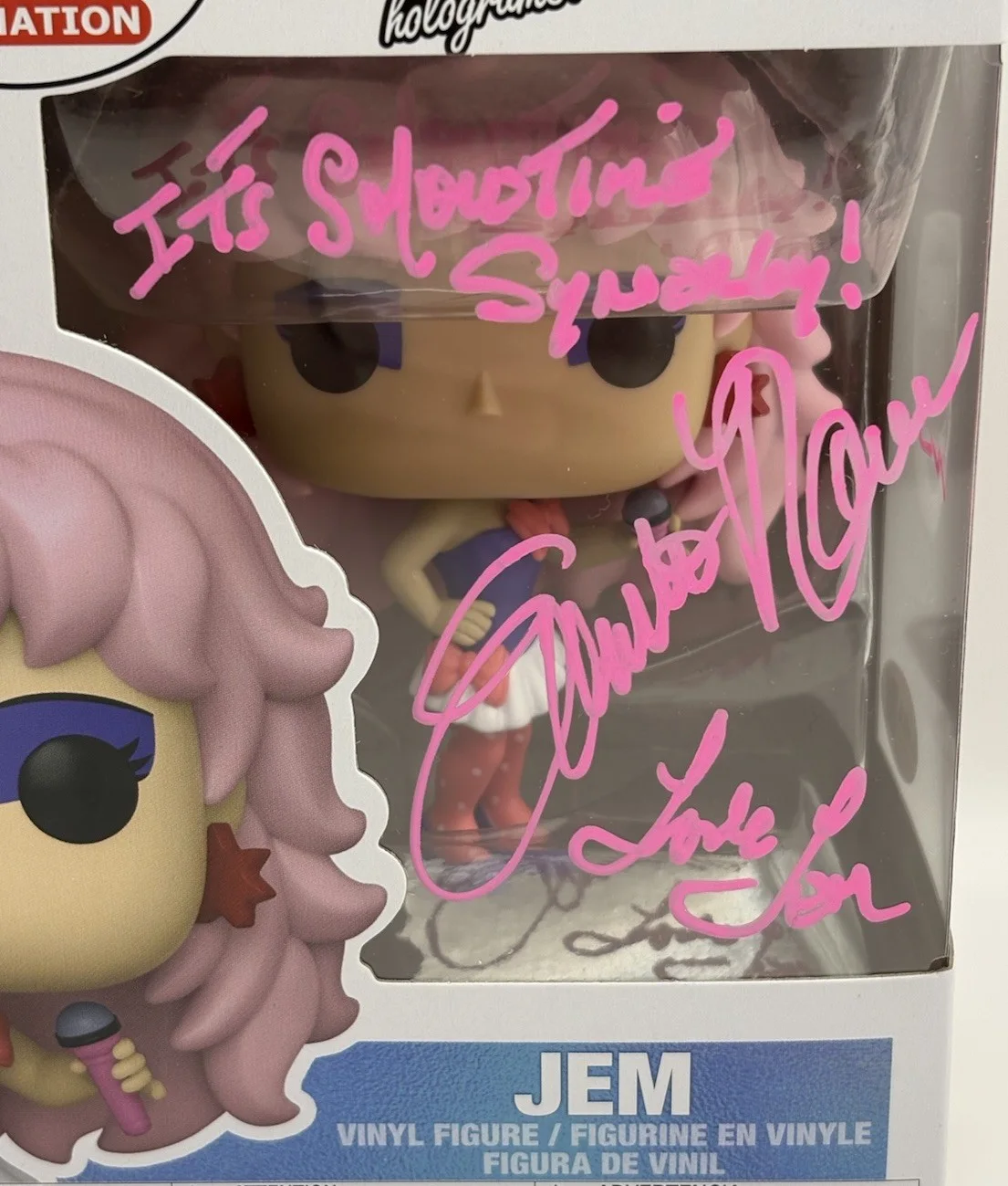 Samantha Newark — Samantha Newark Signed Autographed Jem and the Holograms Funko POP! Figure JSA, image 3