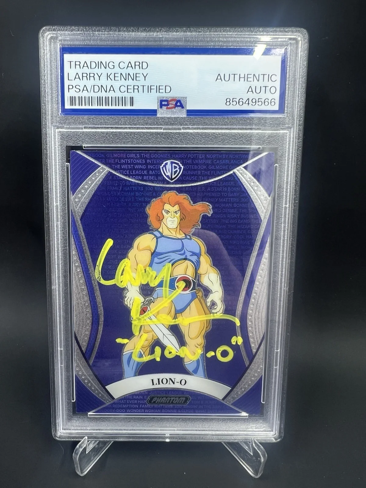 Larry Kenney — Larry Kenney Signed 2024 Warner Brothers Lion O IP Auto PSA/DNA ThunderCats