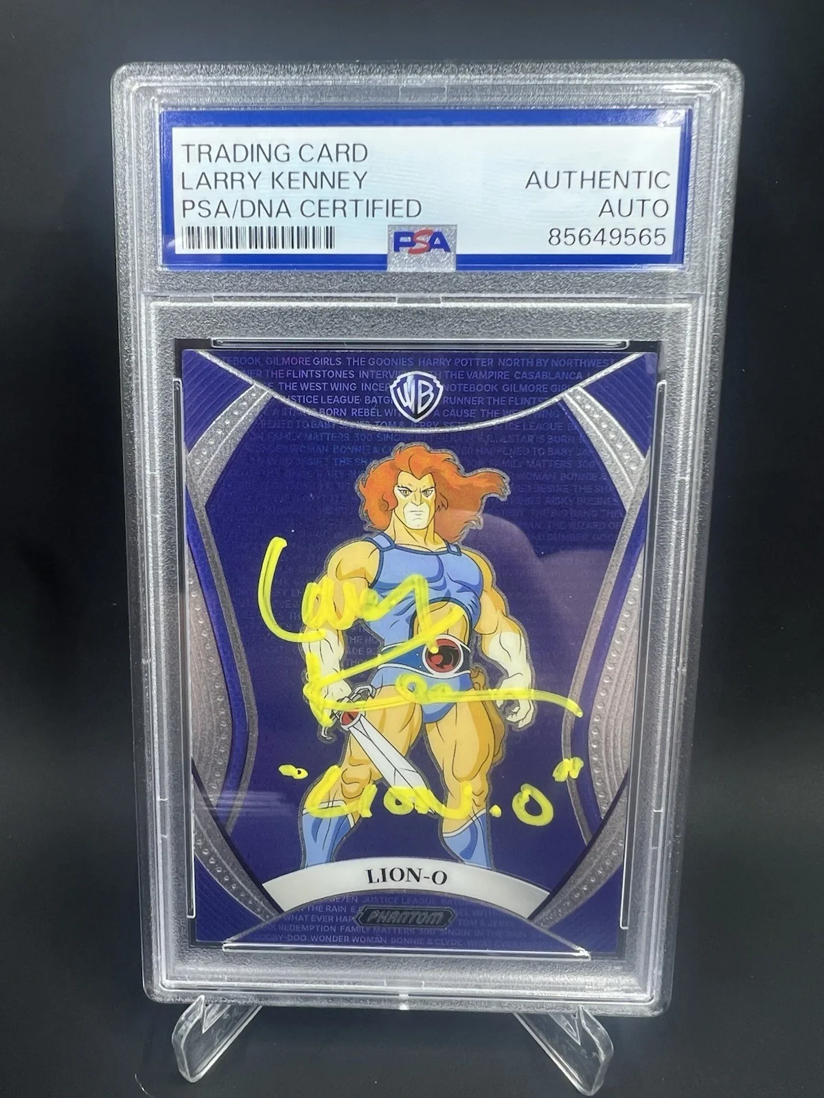 Larry Kenney — Larry Kenney Signed 2024 Warner Brothers Lion O IP Auto PSA/DNA ThunderCats