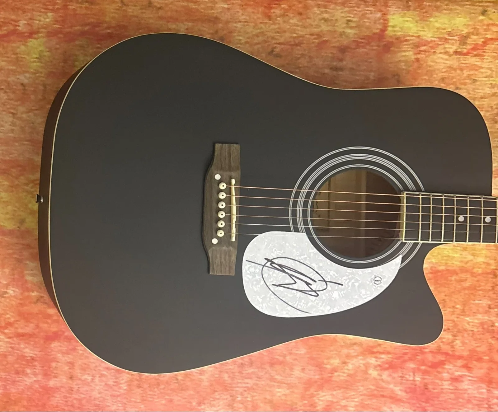 GFA Billie Elish Producer * FINNEAS * Signed 41" Acoustic Guitar COA, image 2