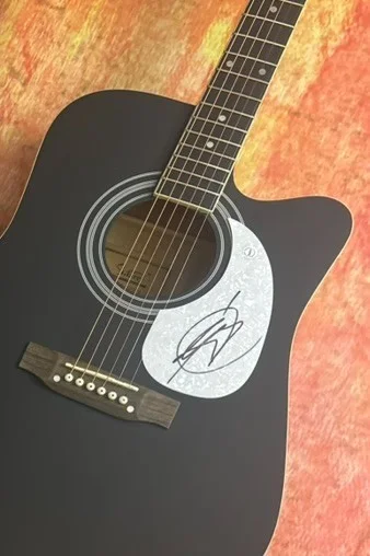 GFA Billie Elish Producer * FINNEAS * Signed 41" Acoustic Guitar COA, image 4
