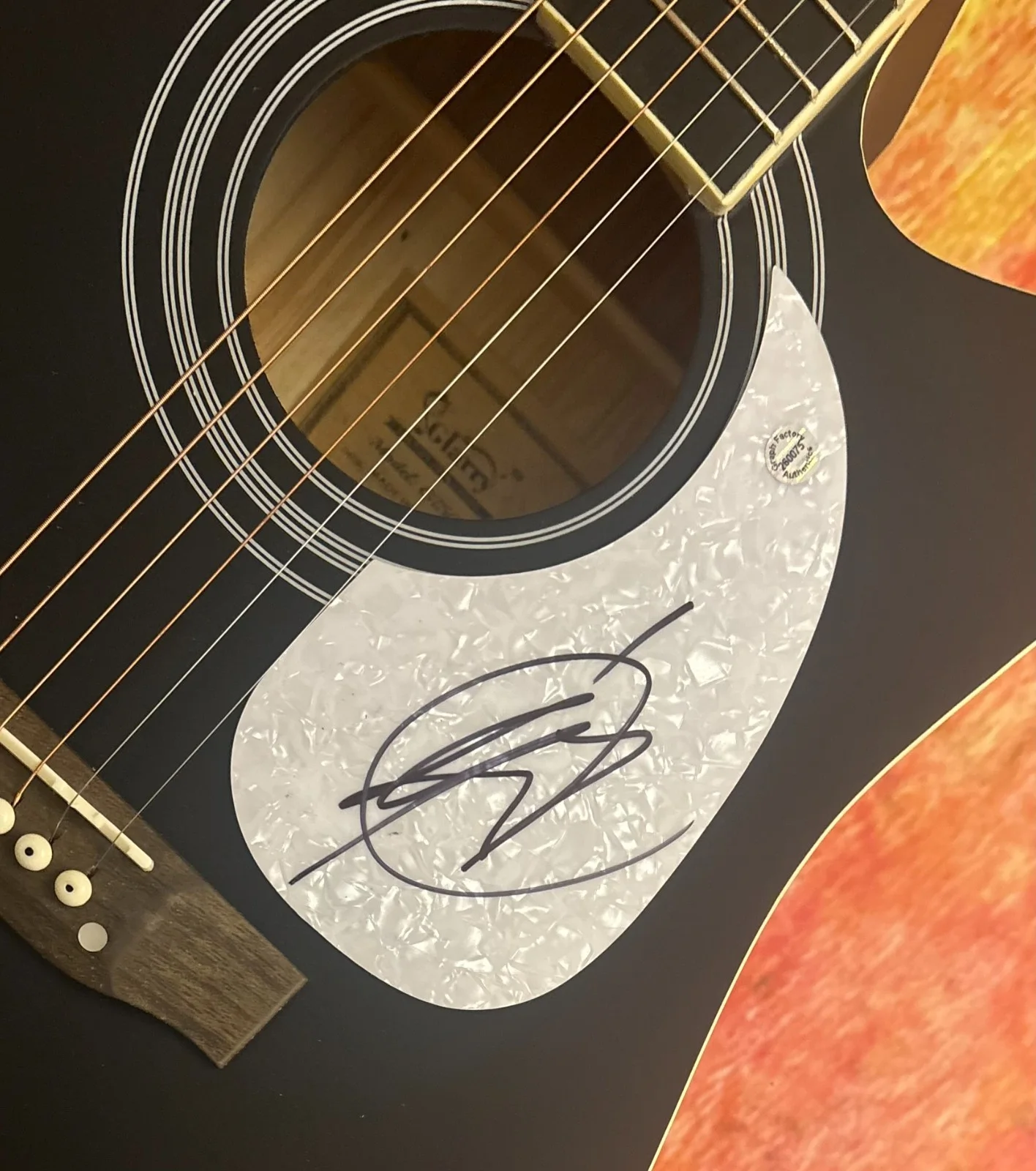 GFA Billie Elish Producer * FINNEAS * Signed 41" Acoustic Guitar COA, image 5
