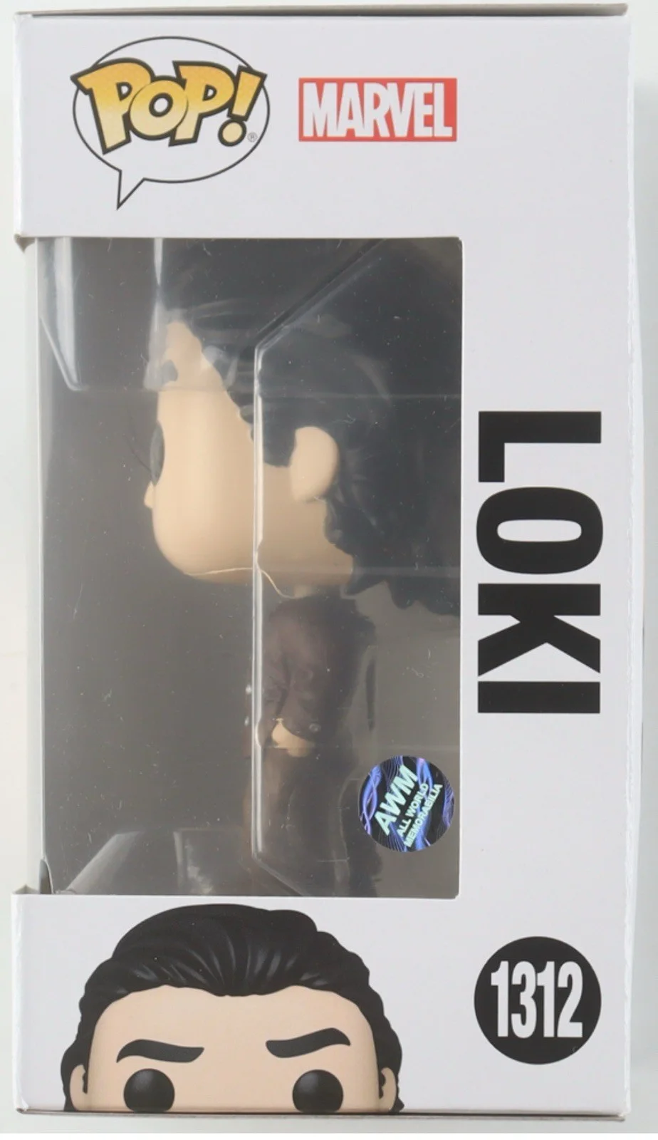 Matt Damon — MATT DAMON SIGNED AUTOGRAPHED LOKI FUNKO POP 1312 RARE THOR RAGNAROK AWM COA, image 2