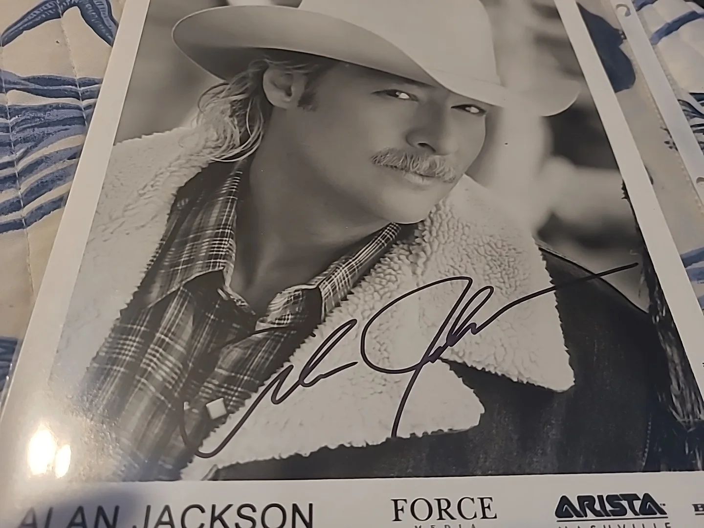 Alen Jackson 8x10 Autograph With Protective Sleeve, image 2
