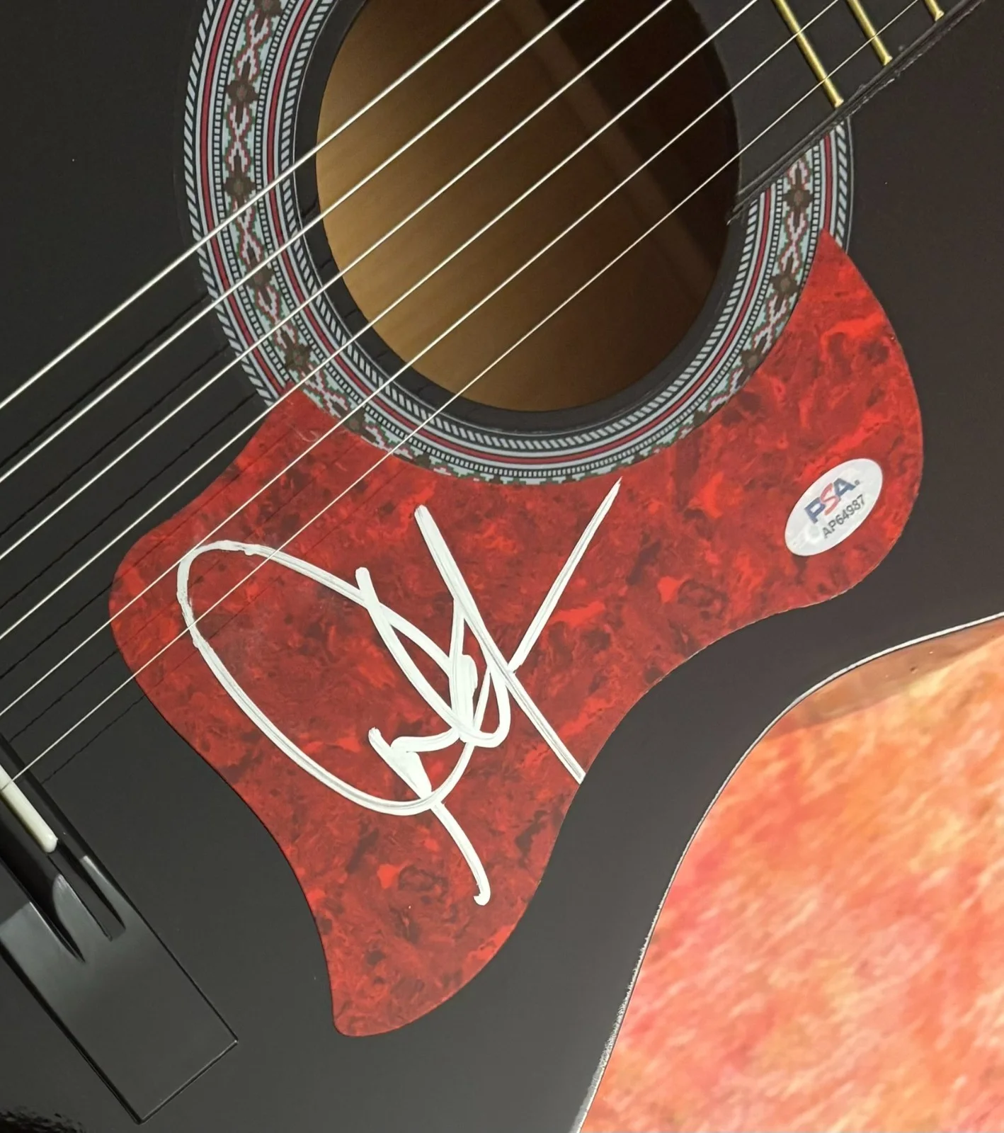 PSA Guitars, Cadillacs Star * DWIGHT YOAKAM * Signed Acoustic Guitar COA, image 2