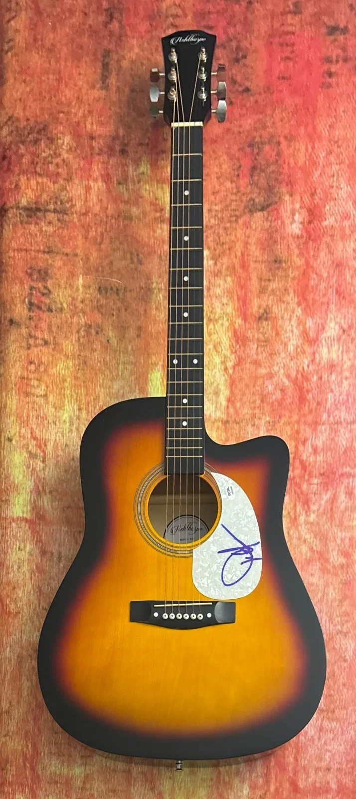 PSA Guitars, Cadillacs Star * DWIGHT YOAKAM * Signed 41" Acoustic Guitar COA, изображение 2