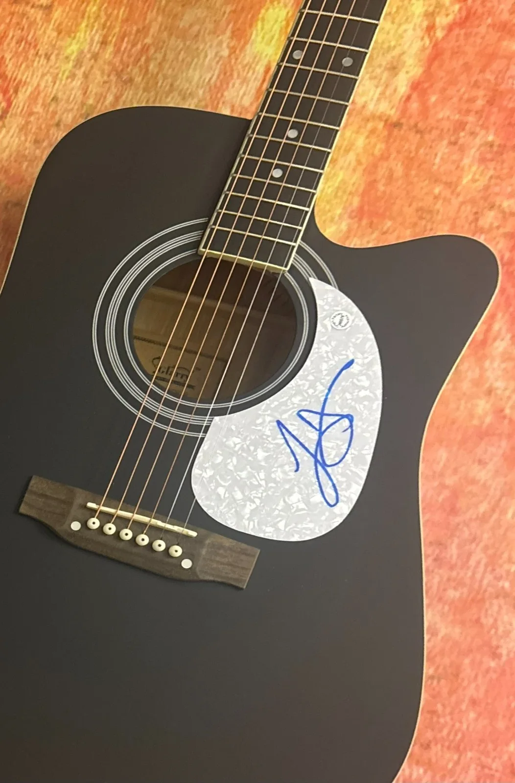 GFA One of those Girls Star * LEE BRICE * Signed 41" FS Acoustic Guitar COA, изображение 3