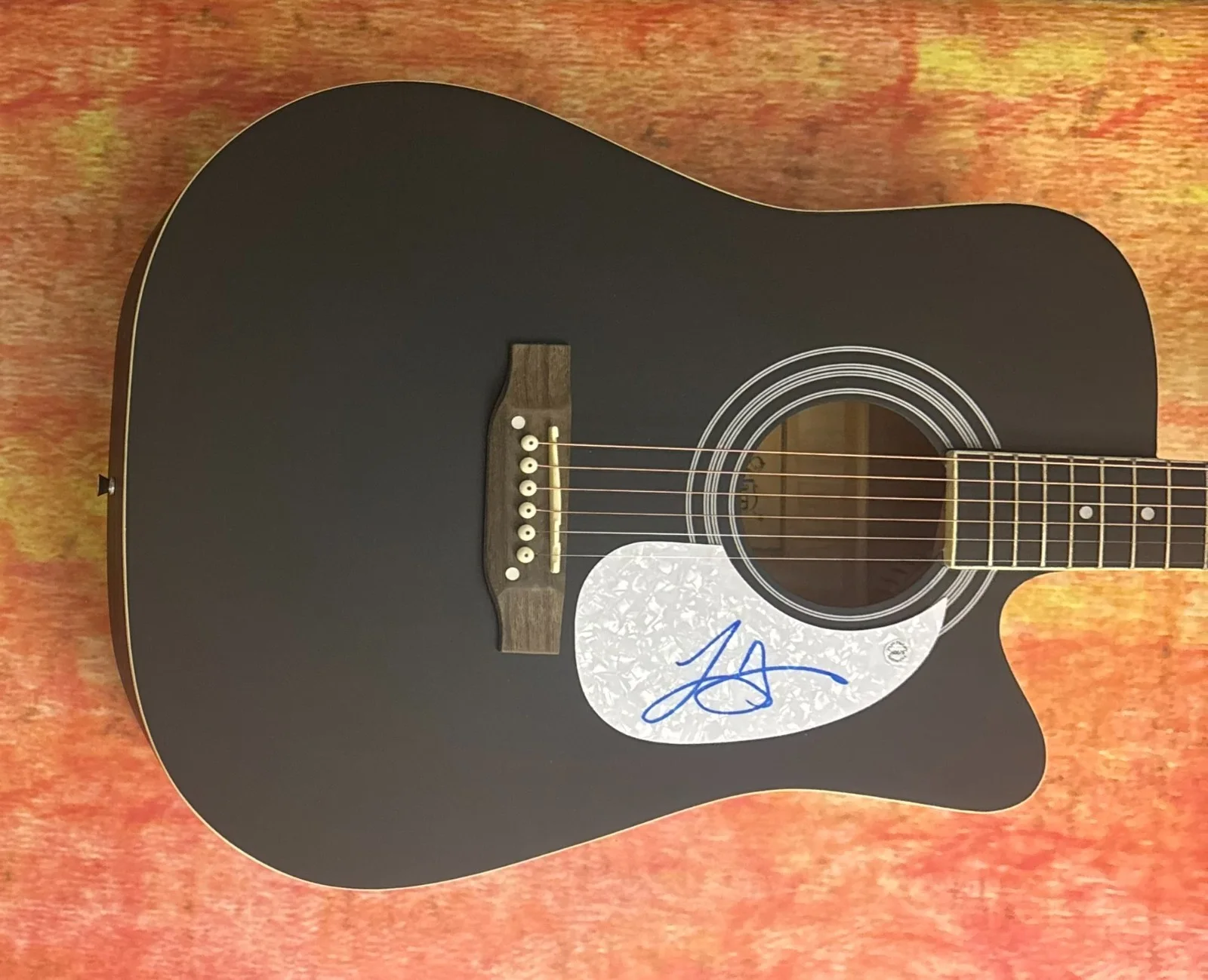 GFA One of those Girls Star * LEE BRICE * Signed 41" FS Acoustic Guitar COA, изображение 4
