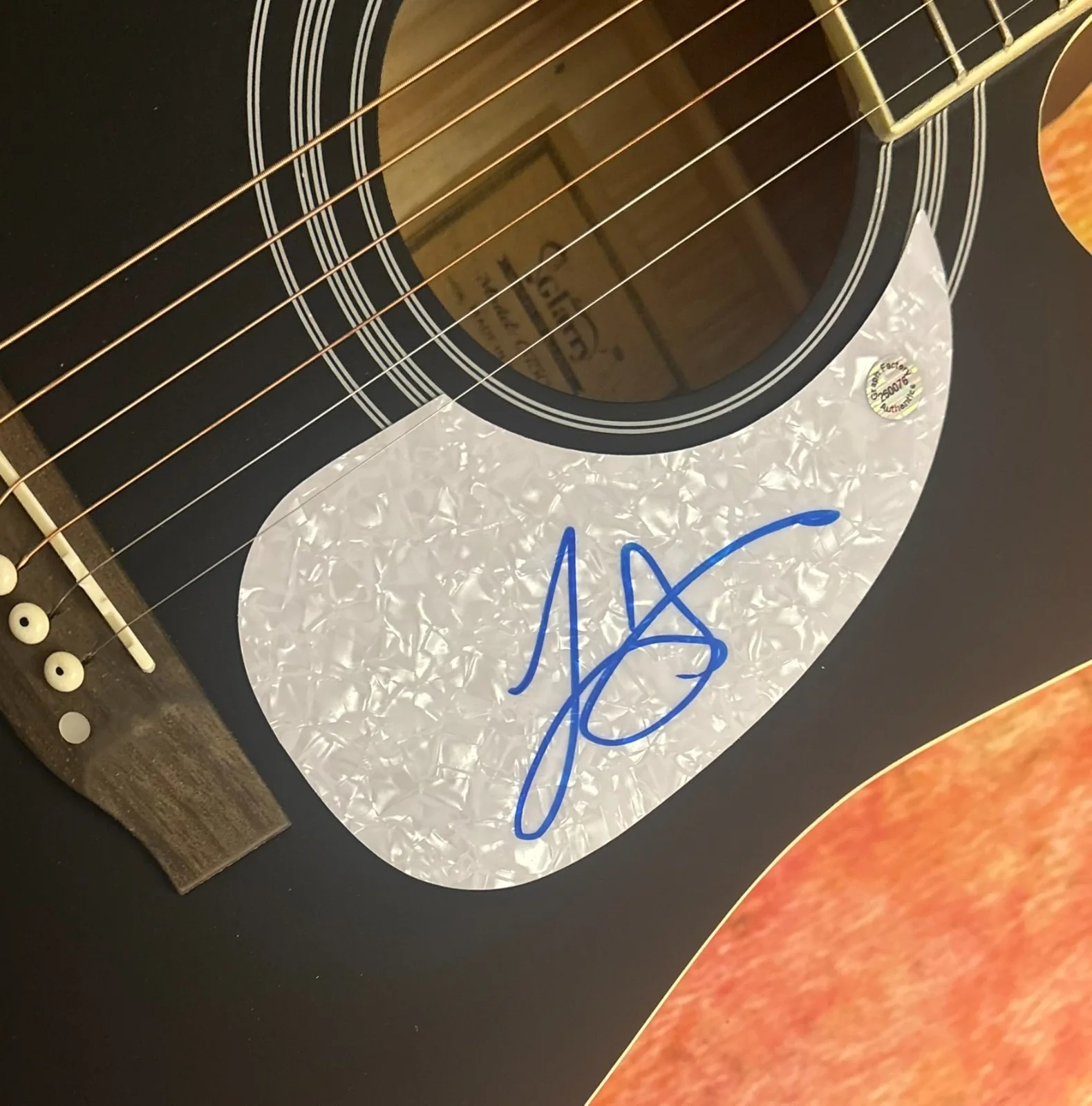 GFA One of those Girls Star * LEE BRICE * Signed 41" FS Acoustic Guitar COA, изображение 5