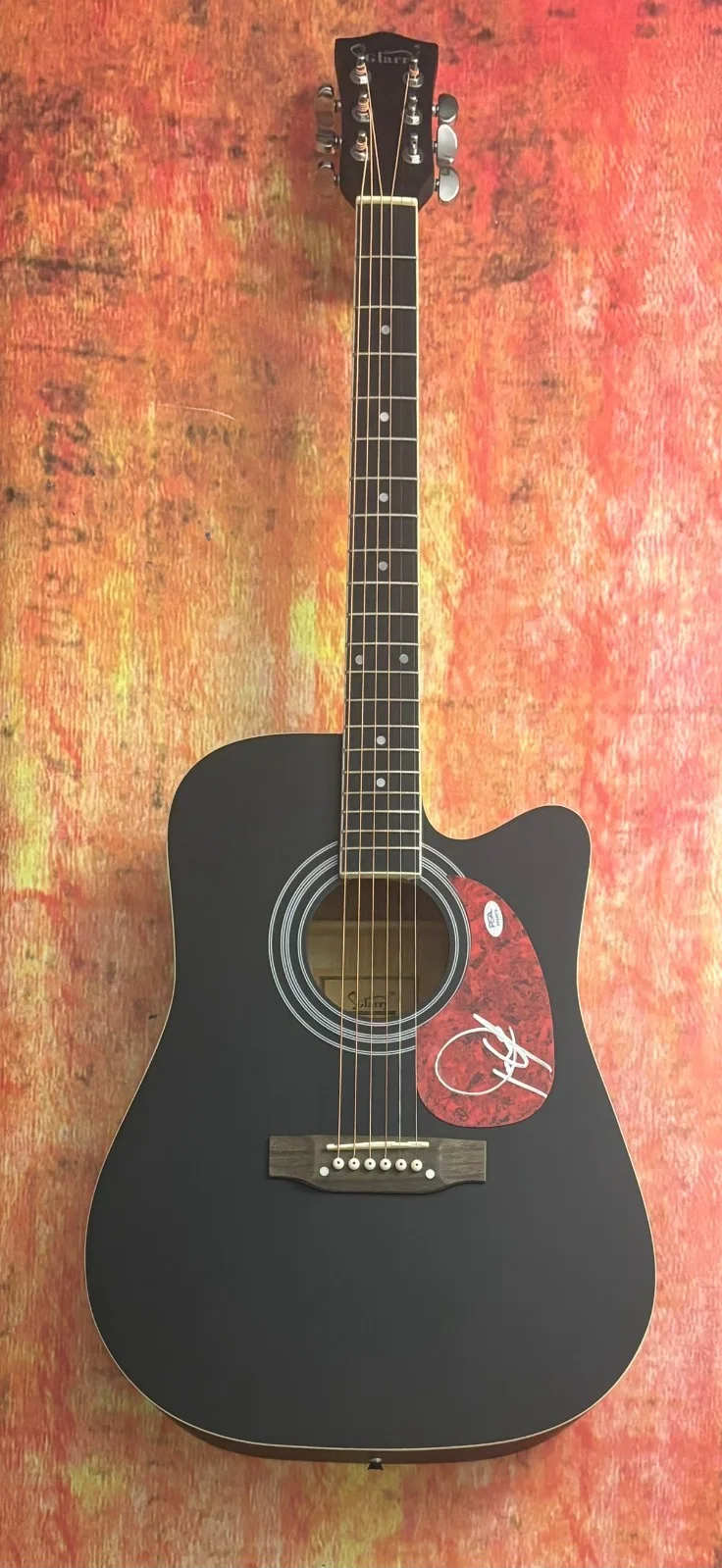 PSA Guitars, Cadillacs Star * DWIGHT YOAKAM * Signed 41" Acoustic Guitar COA, изображение 2