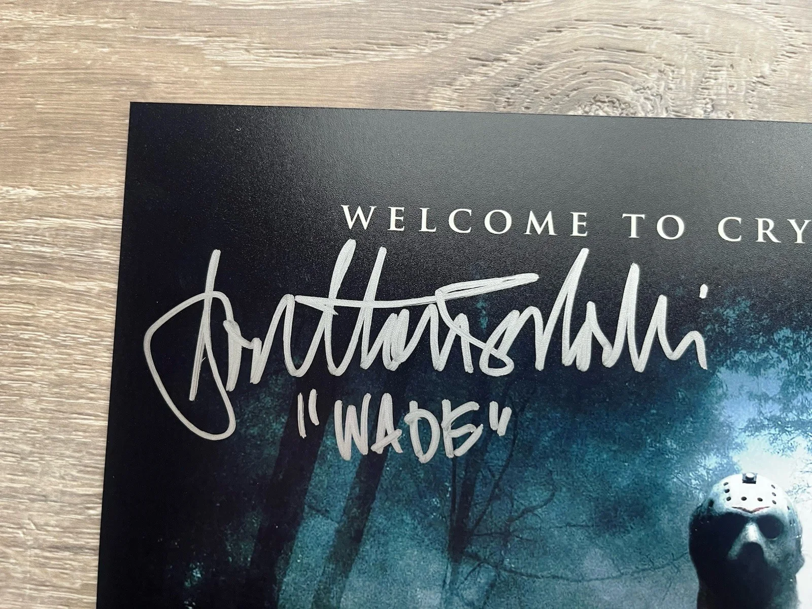 Amanda Righetti Jonathan Sadowski Signed Friday The 13th 11x17 Photo JSA COA F13, изображение 4