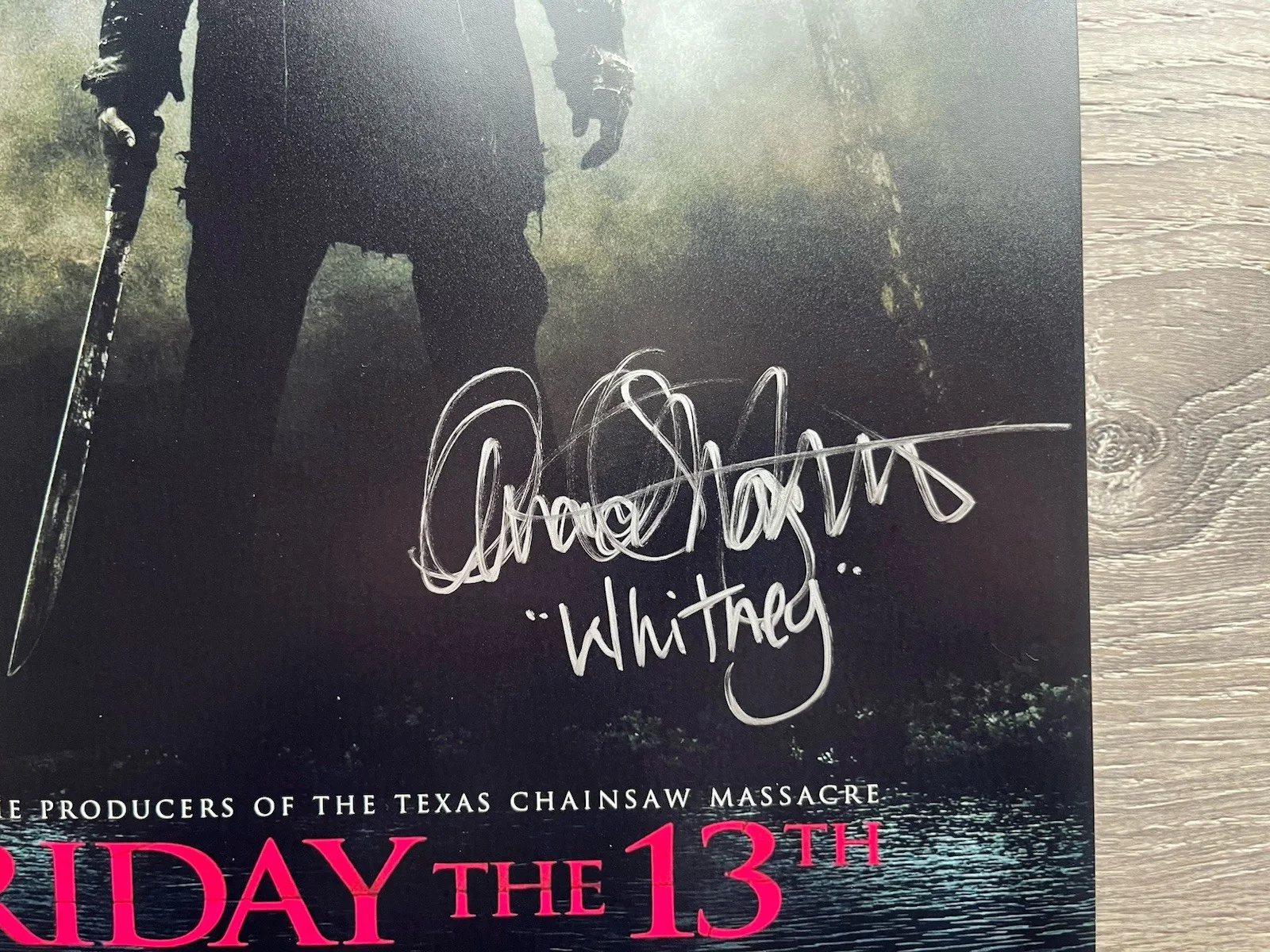 Amanda Righetti Jonathan Sadowski Signed Friday The 13th 11x17 Photo JSA COA F13, изображение 5