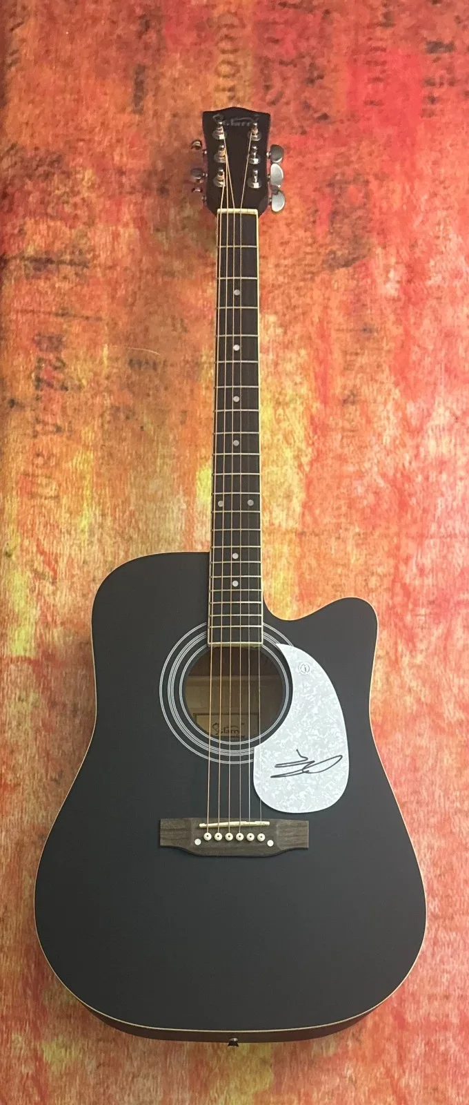 GFA Head Over Boots Star * JON PARDI * Signed 41" FS Acoustic Guitar COA, image 2