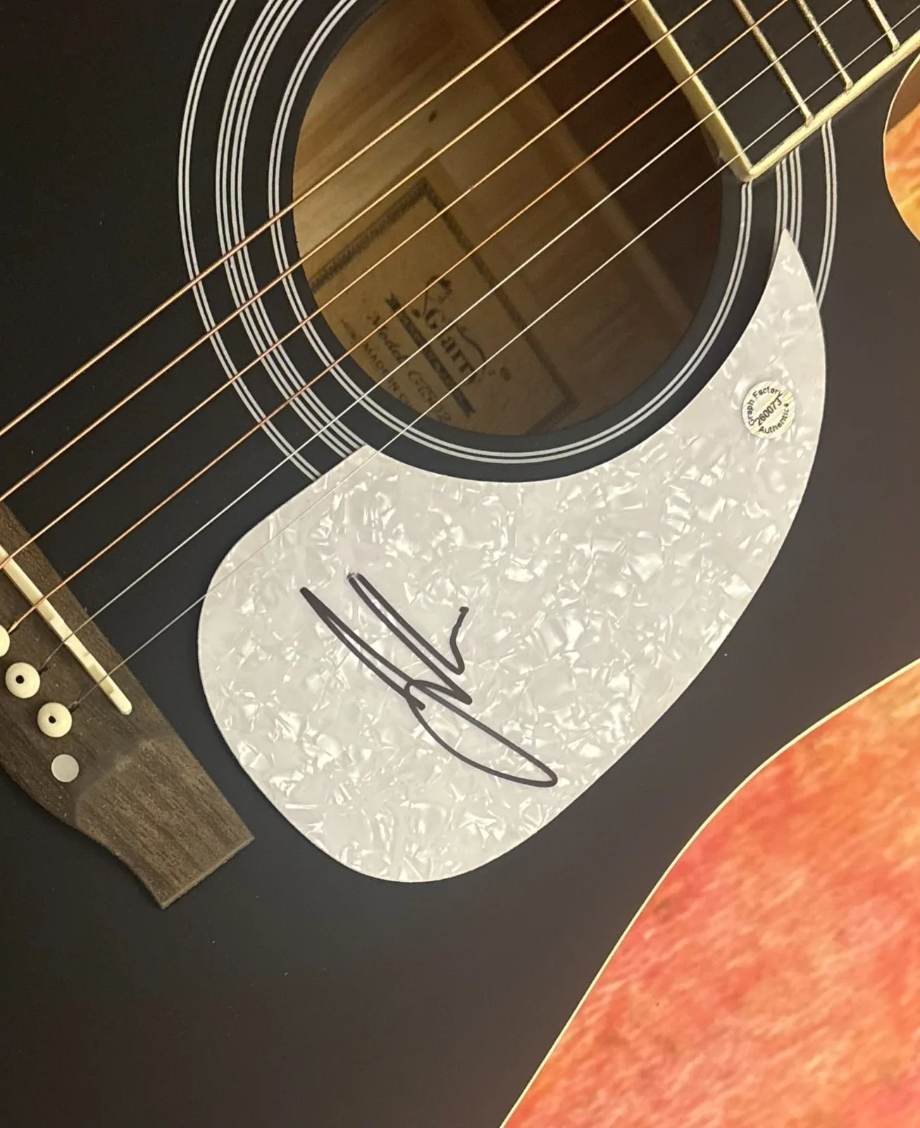 GFA Head Over Boots Star * JON PARDI * Signed 41" FS Acoustic Guitar COA, image 4