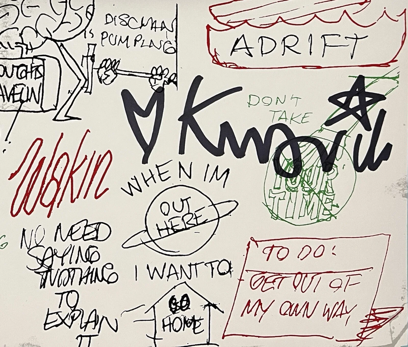 Kurt Vile Signed Wakin On A Pretty Daze 10th Anni. Poster by Steve ESPO Powers, изображение 2