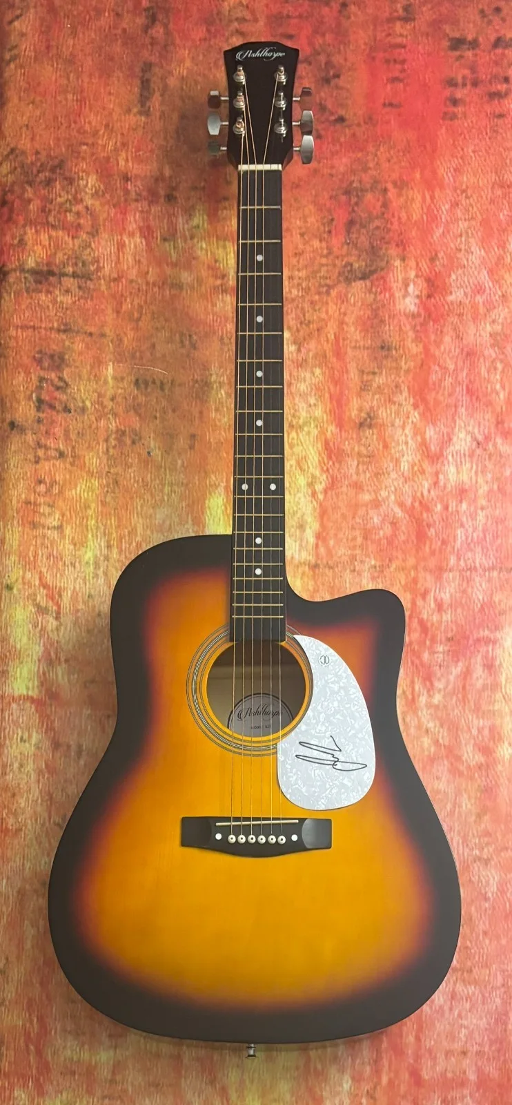 GFA Head Over Boots Star * JON PARDI * Signed 41" FS Acoustic Guitar COA, image 3