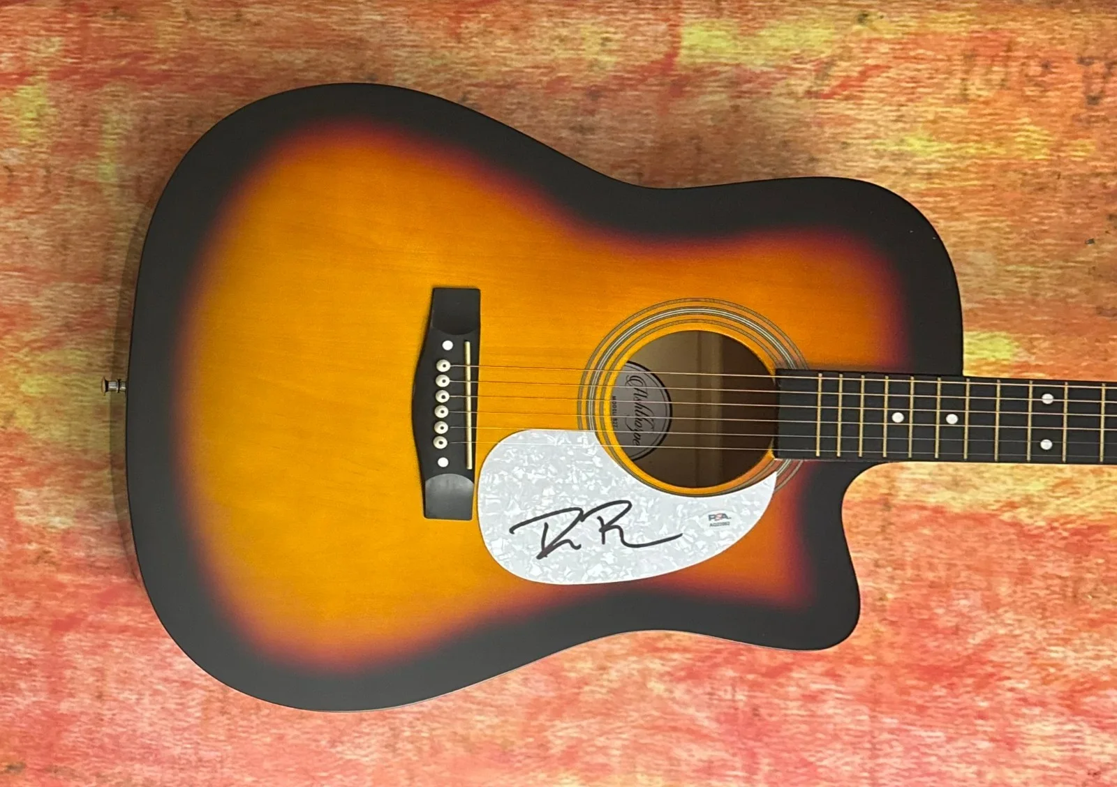 PSA Drunk on a Plane Star * DIERKS BENTLEY * Signed 41" FS Acoustic Guitar COA, image 3