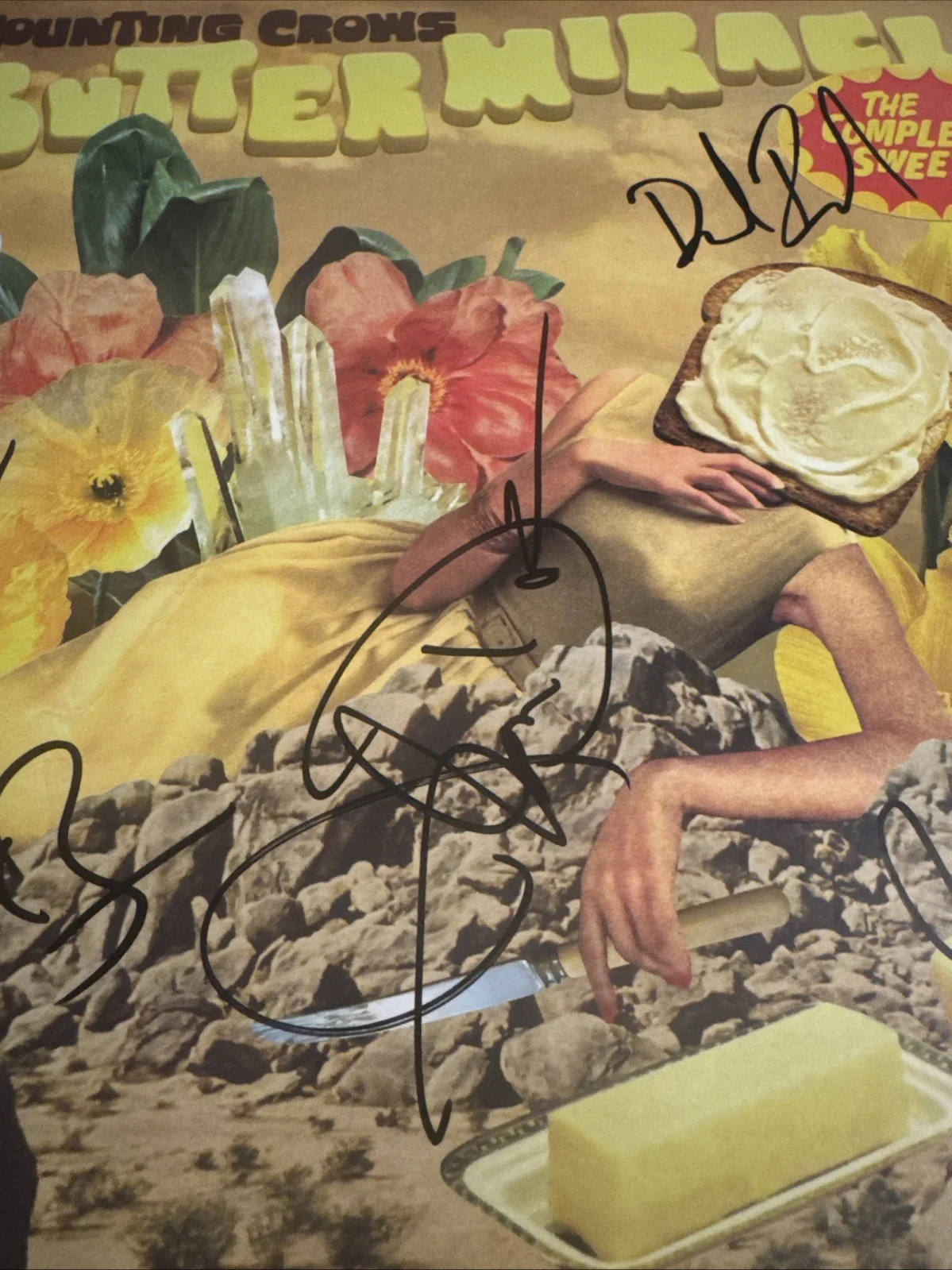 Adam Duritz Signed 6 COUNTING CROWS Butter Miracle Vinyl Album Coa, image 4