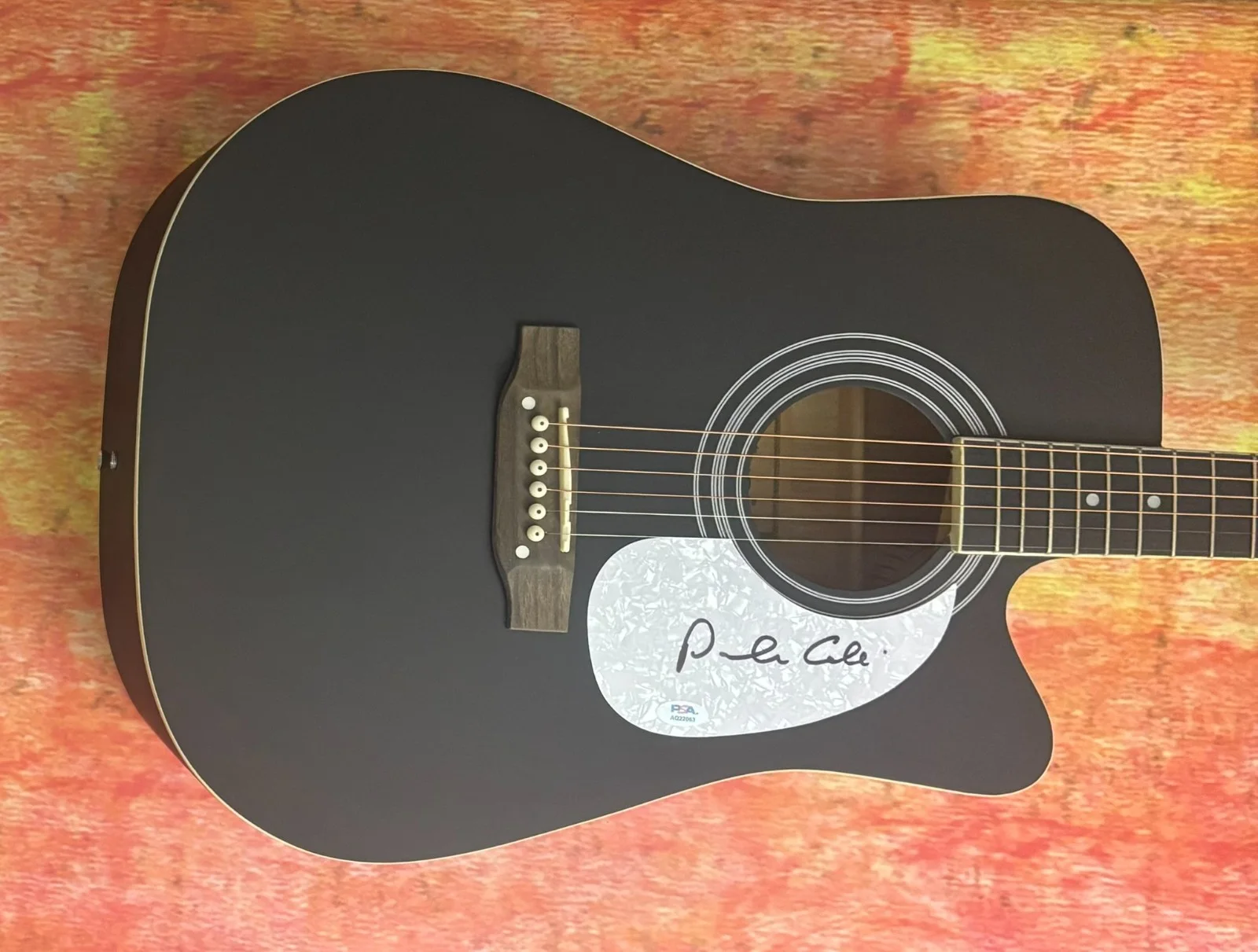PSA I Don't Want to Wait * PAULA COLE * Signed 41" Acoustic Guitar PROOF COA, изображение 2