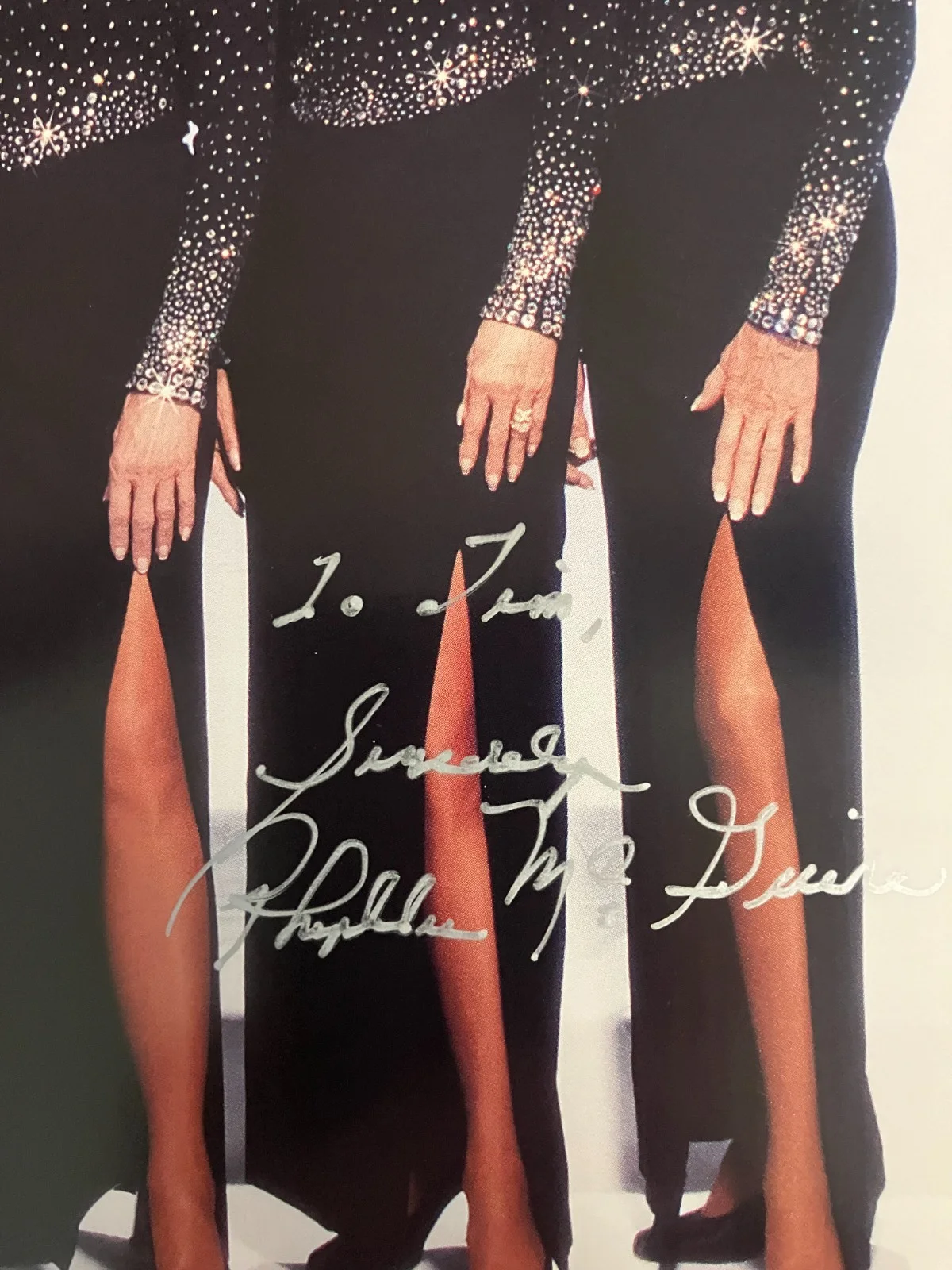 McGuire Sisters PHYLLIS McGUIRE Autographed 8x10 Color Photo!, image 2